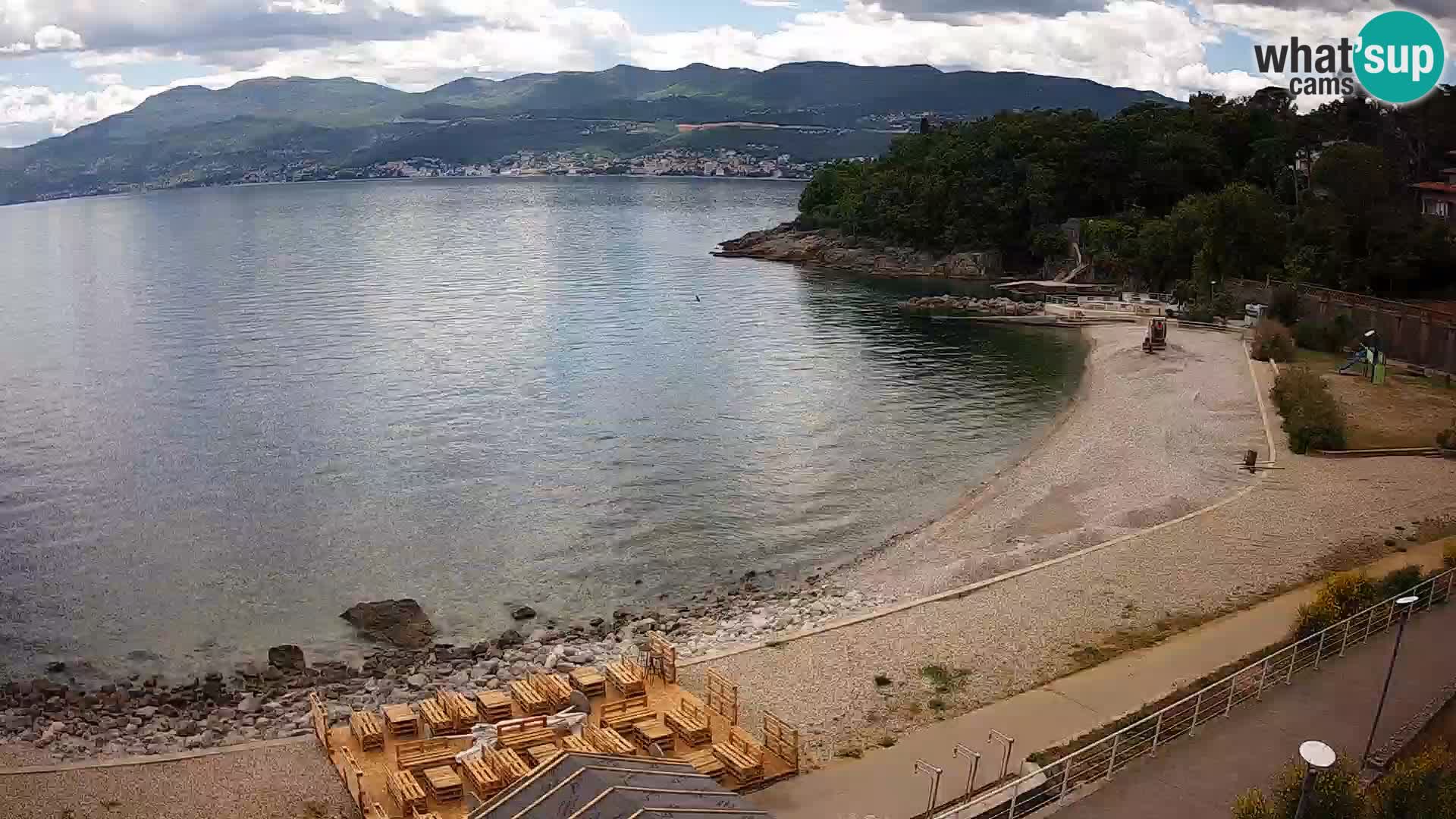 Rijeka web kamera plaža pri Bazenih Kantrida