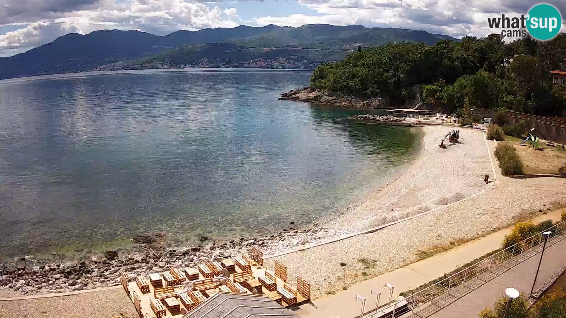 Reka Spletna kamera  plaža pri Bazenih Kantrida