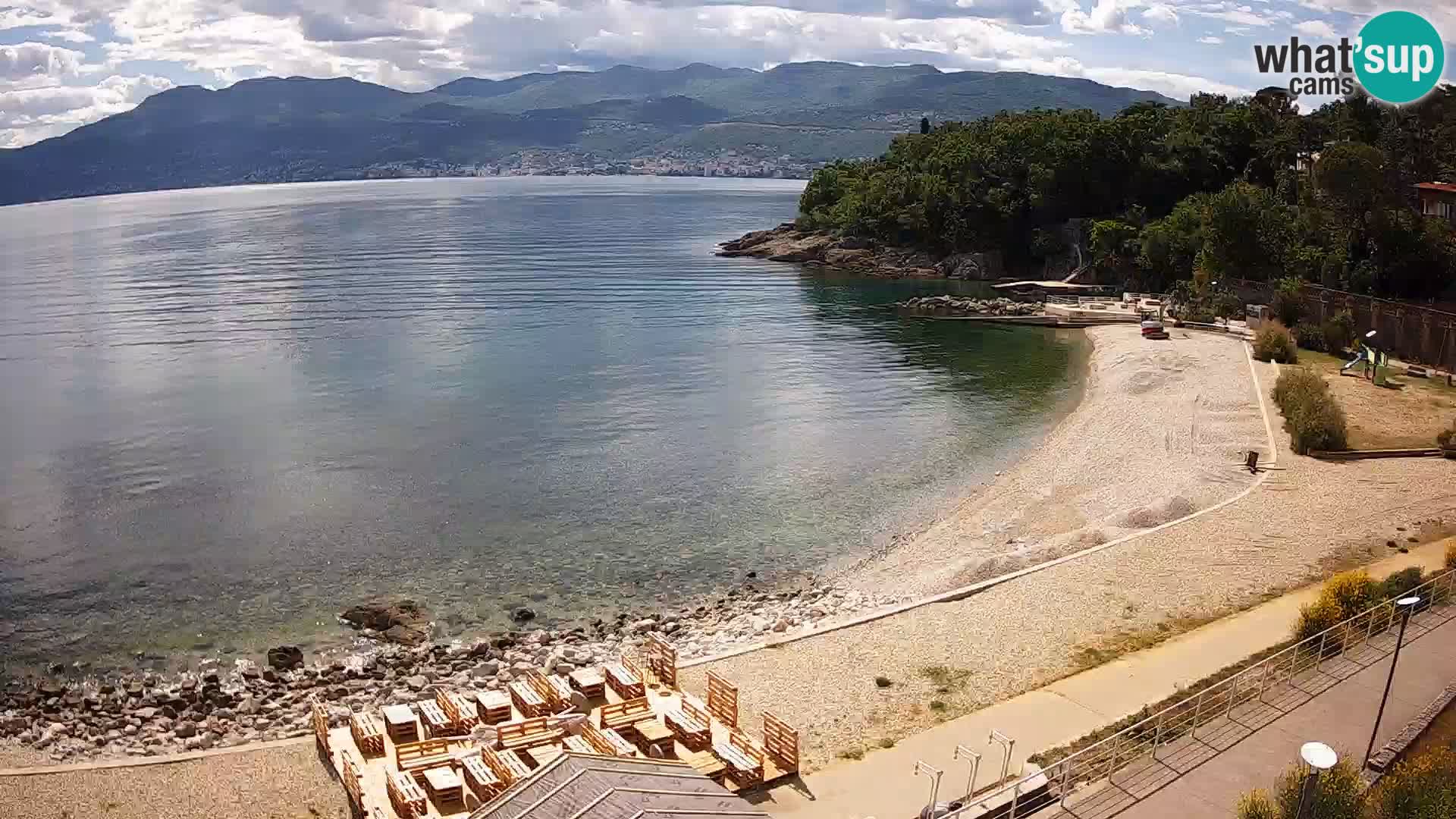 Rijeka web kamera plaža pri Bazenih Kantrida