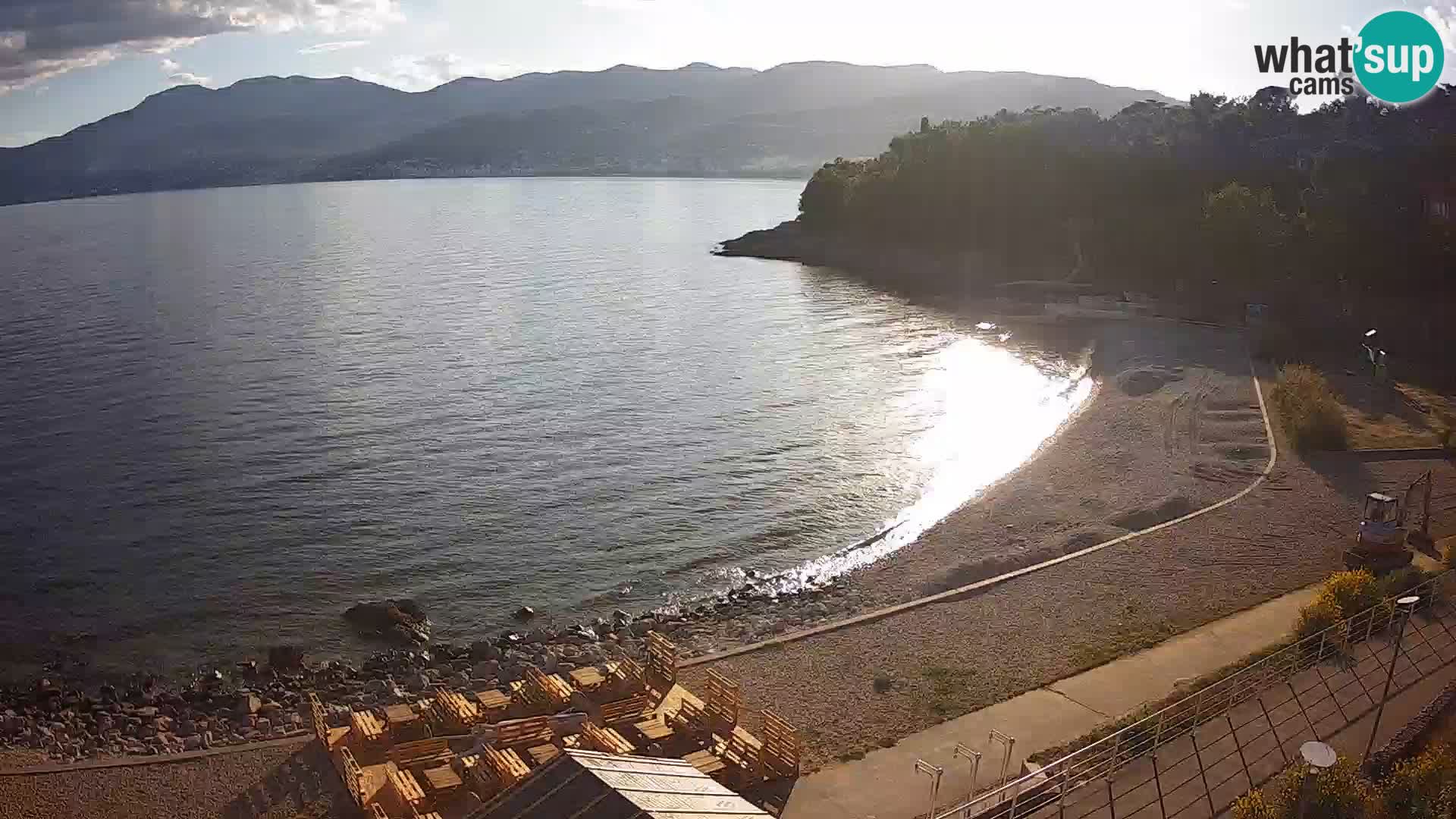 Rijeka web kamera plaža pri Bazenih Kantrida