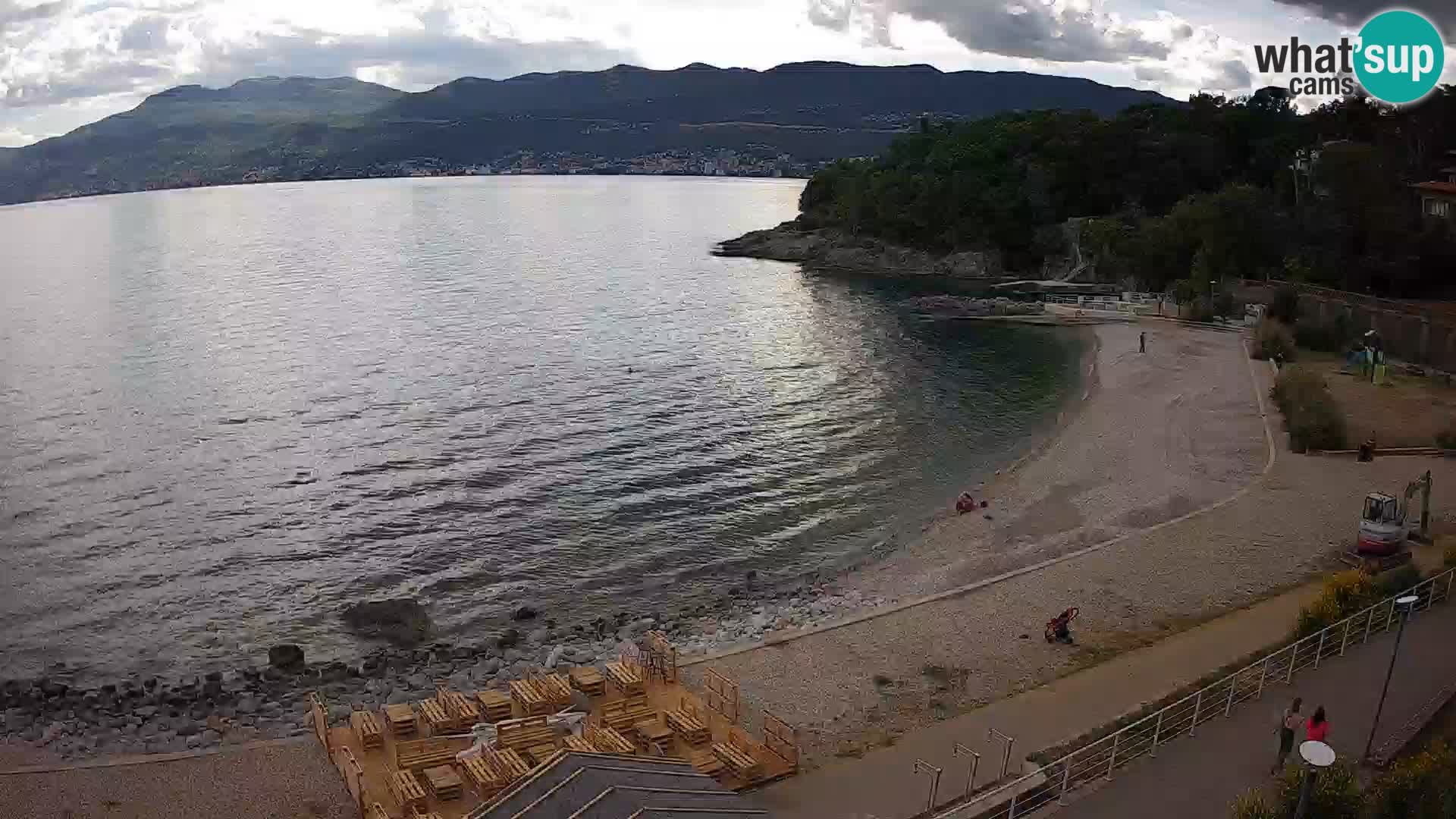Reka Spletna kamera  plaža pri Bazenih Kantrida