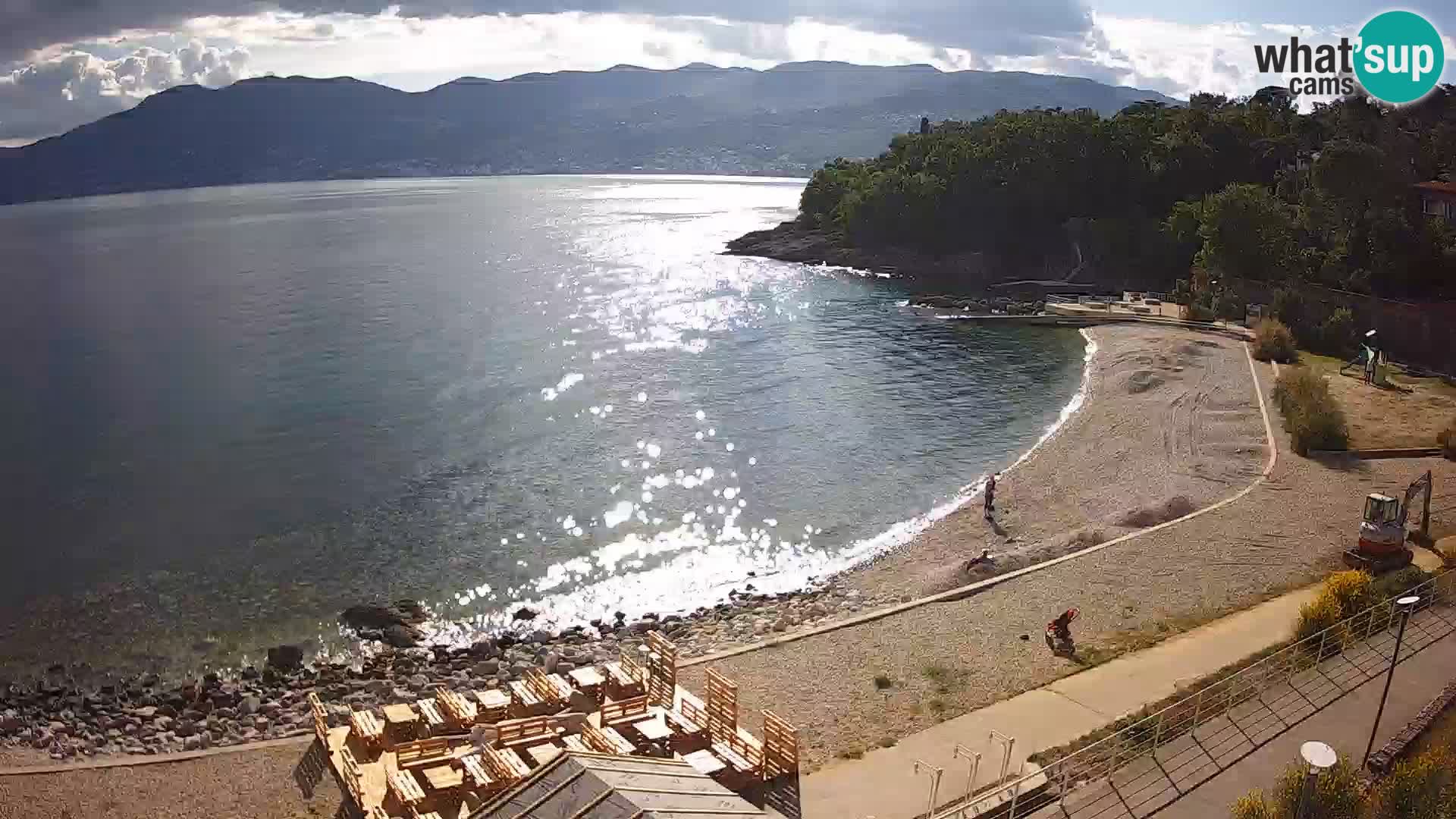Reka Spletna kamera  plaža pri Bazenih Kantrida