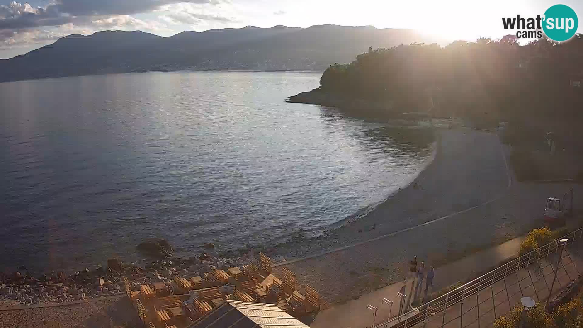 Reka Spletna kamera  plaža pri Bazenih Kantrida