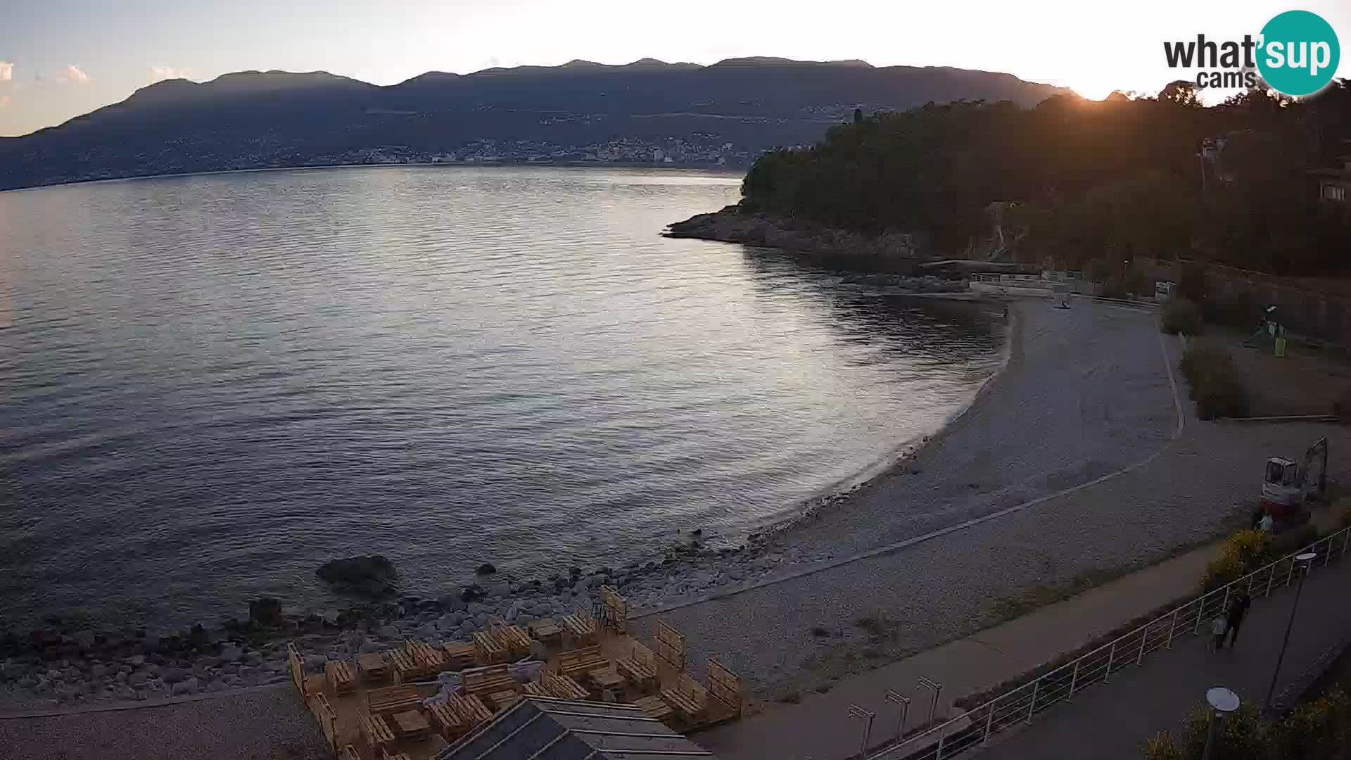 Rijeka web kamera plaža pri Bazenih Kantrida