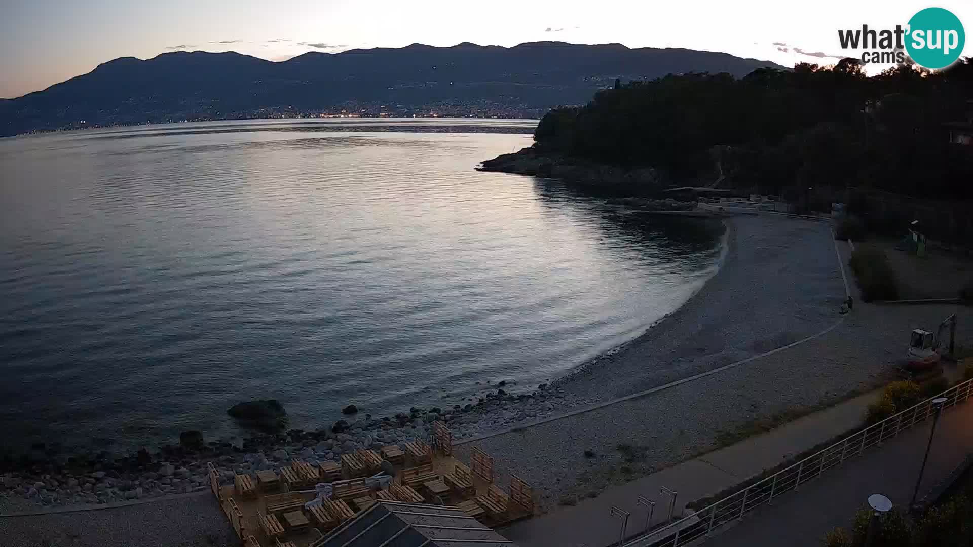 Rijeka web kamera plaža pri Bazenih Kantrida