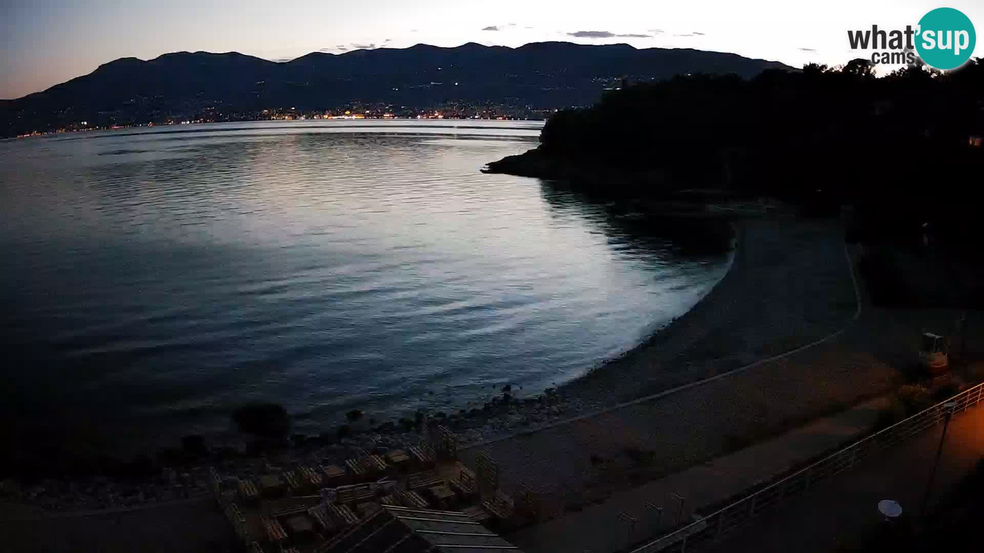 Reka Spletna kamera  plaža pri Bazenih Kantrida