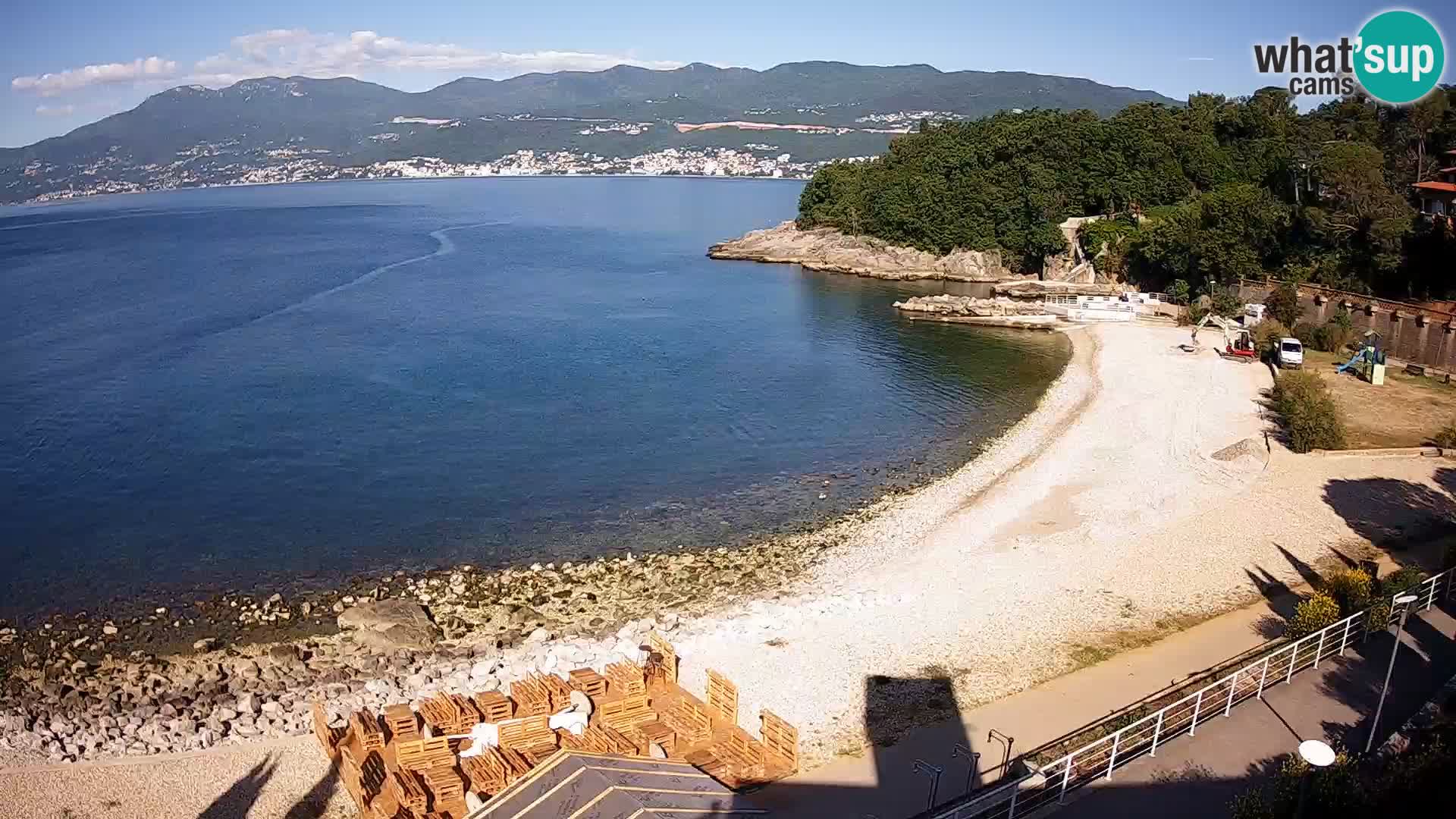 Rijeka web kamera plaža pri Bazenih Kantrida