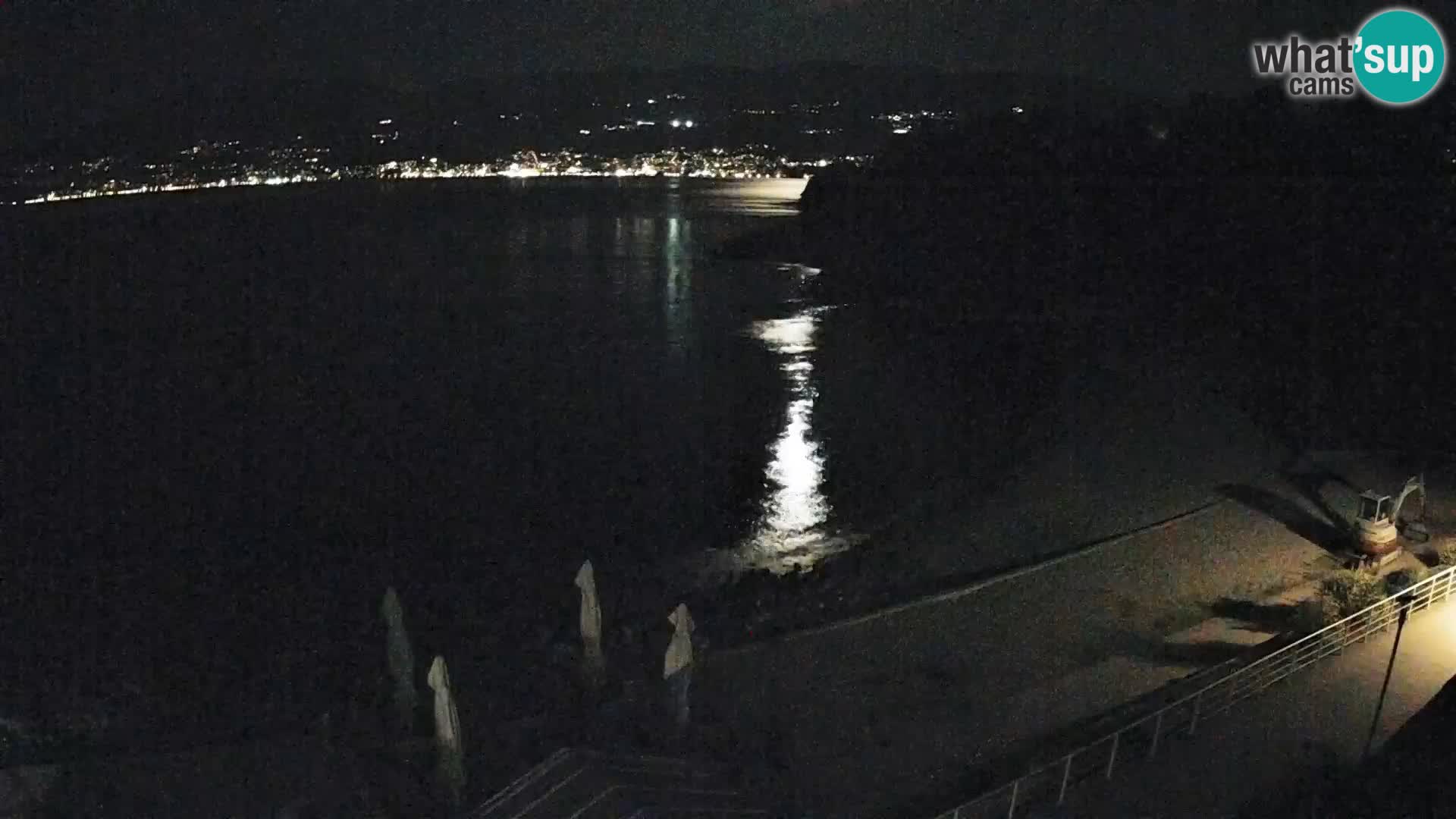 Reka Spletna kamera  plaža pri Bazenih Kantrida