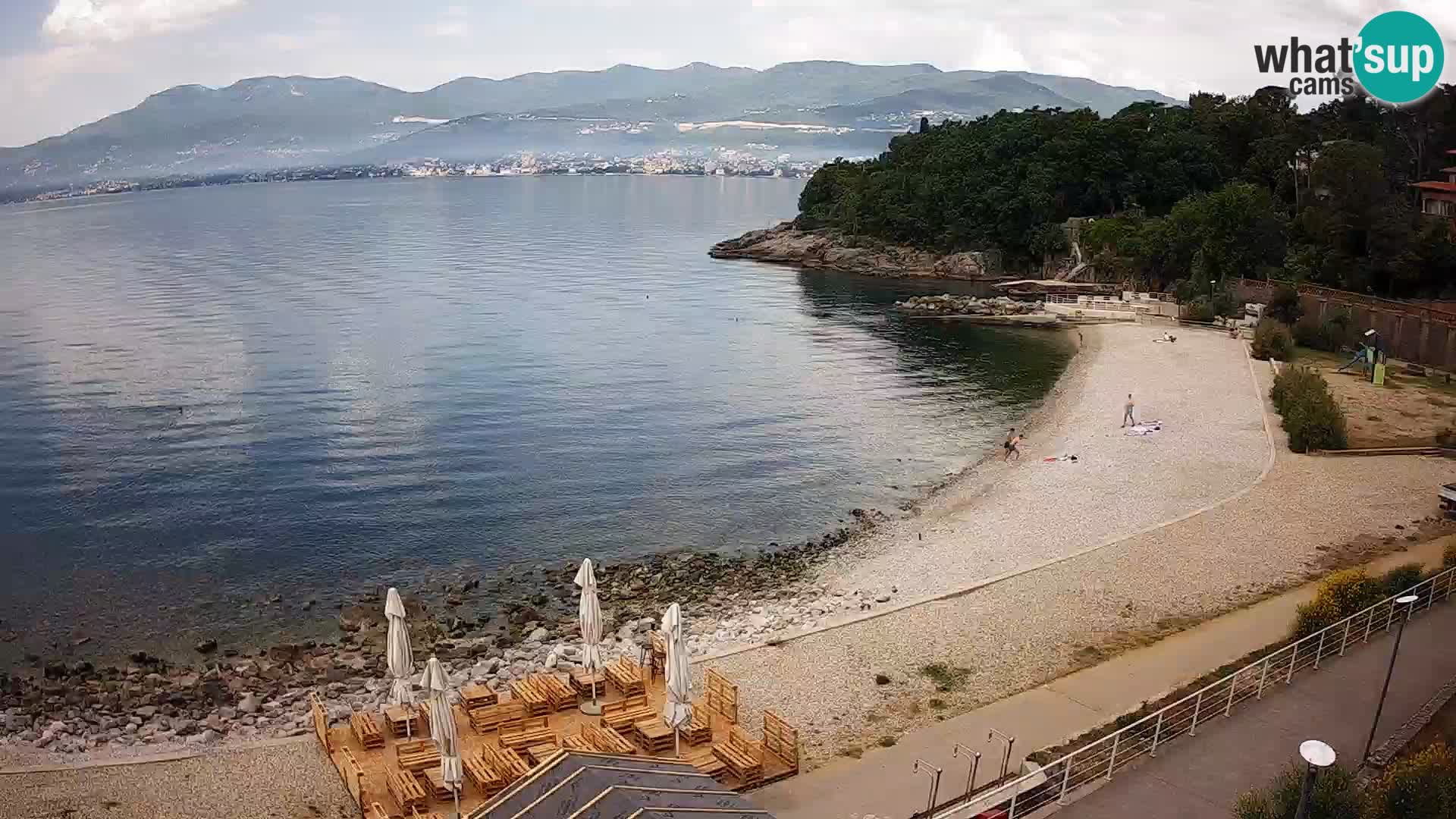 Reka Spletna kamera  plaža pri Bazenih Kantrida