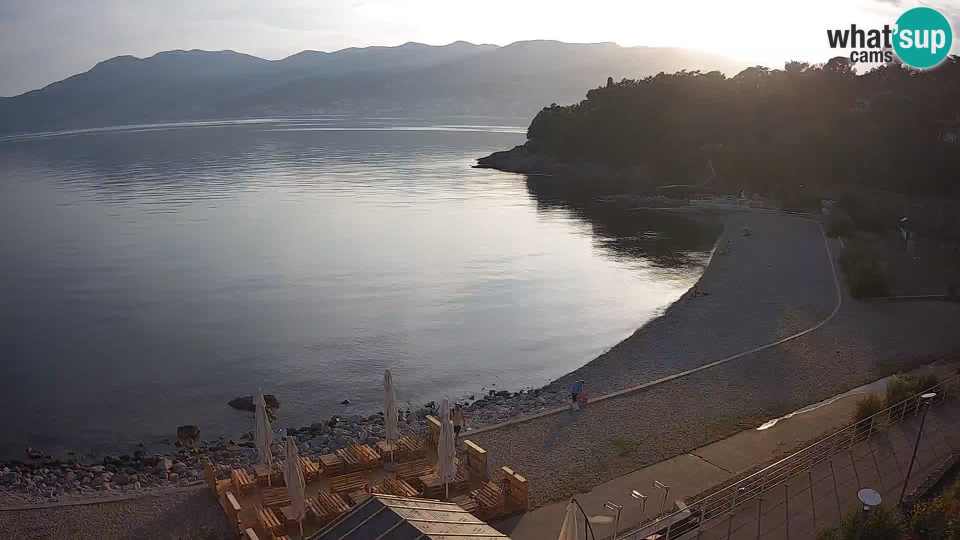 Rijeka web kamera plaža pri Bazenih Kantrida