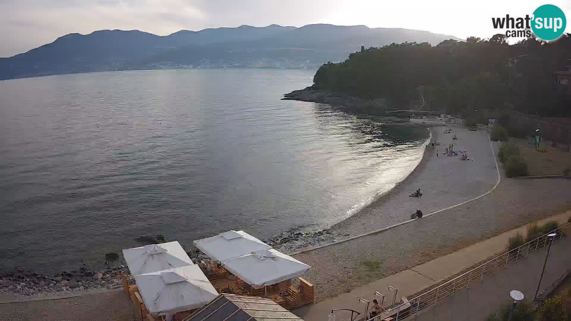 Reka Spletna kamera  plaža pri Bazenih Kantrida