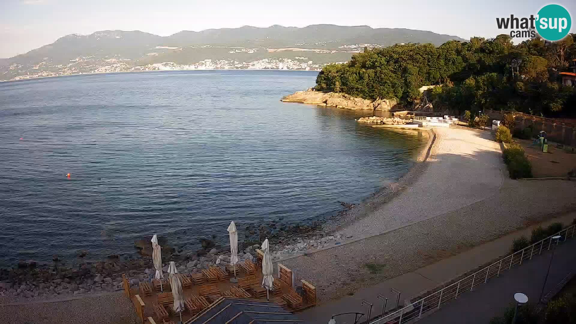 Rijeka web kamera plaža pri Bazenih Kantrida