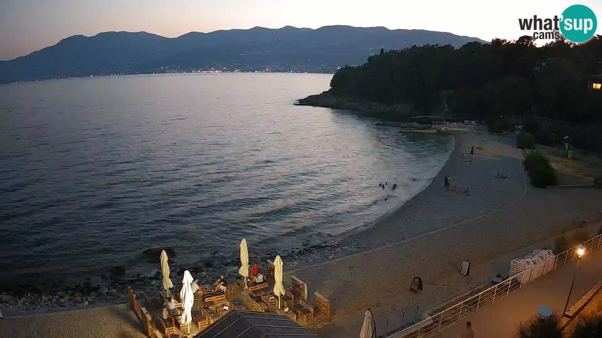 LIVE Webcam Rijeka beach Swimming pools Kantrida