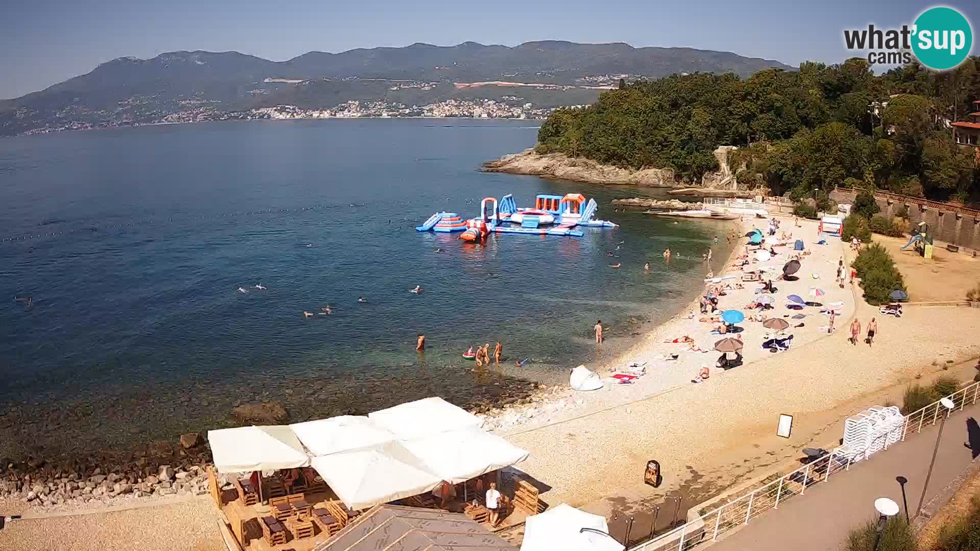 LIVE Webcam Rijeka beach Swimming pools Kantrida