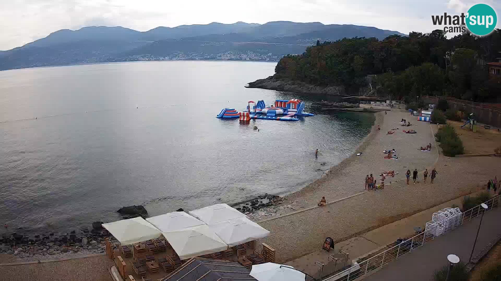 LIVE Webcam Rijeka beach Swimming pools Kantrida