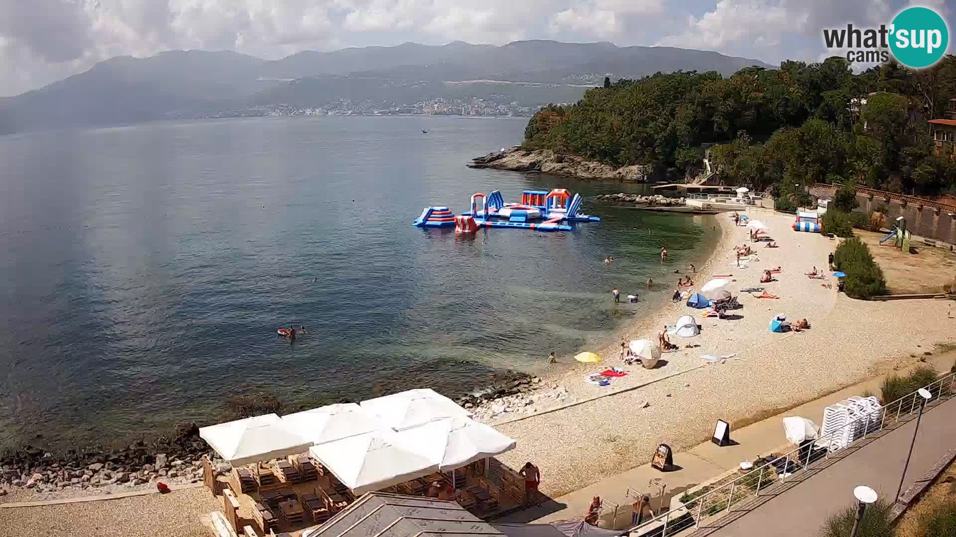 Reka Spletna kamera  plaža pri Bazenih Kantrida