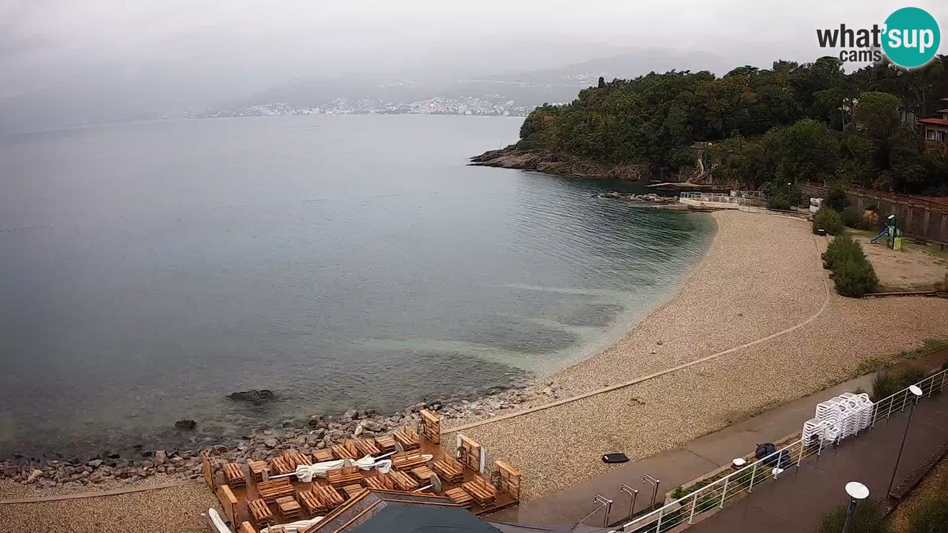 Rijeka web kamera plaža pri Bazenih Kantrida