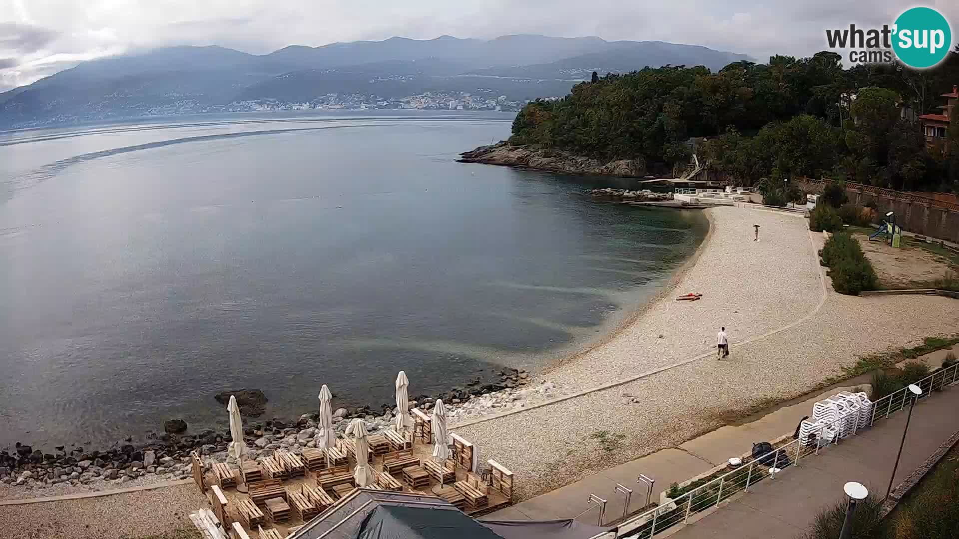 LIVE Webcam Rijeka beach Swimming pools Kantrida