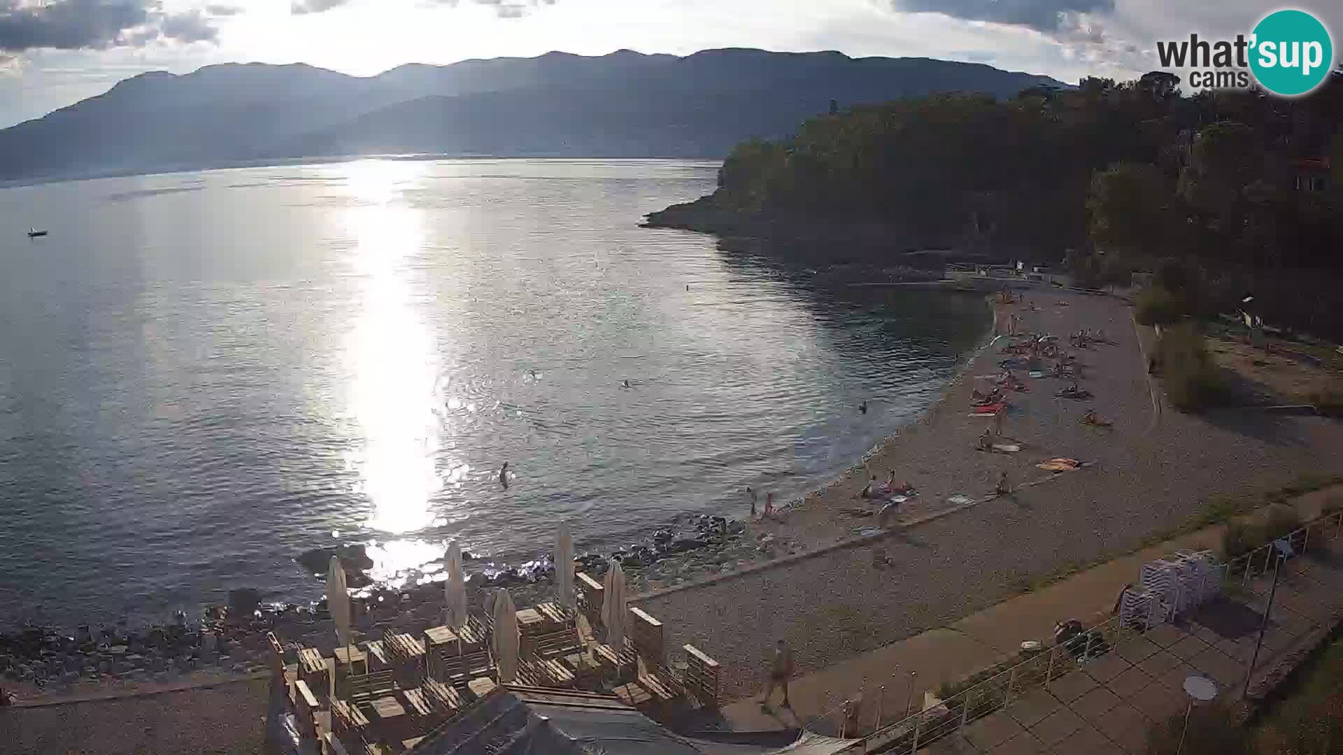 Rijeka web kamera plaža pri Bazenih Kantrida