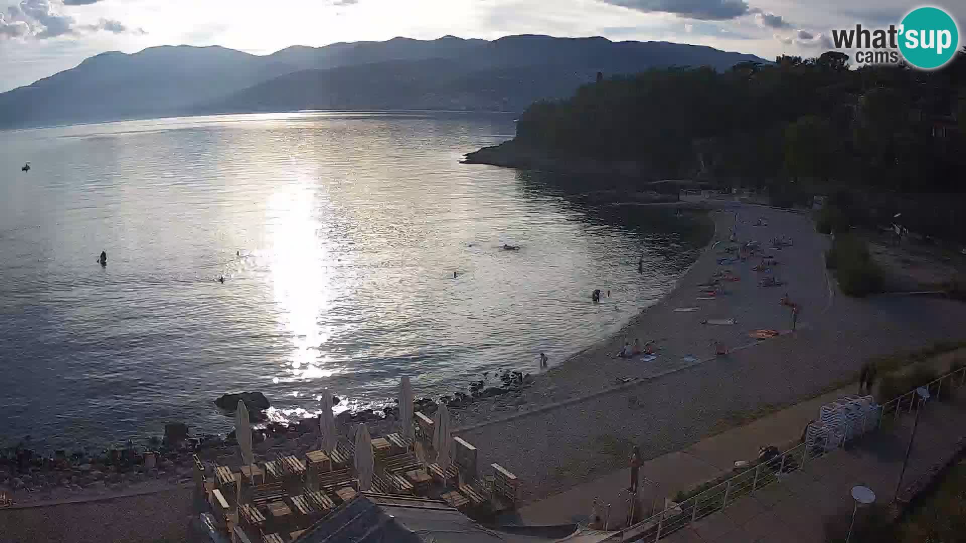 Reka Spletna kamera  plaža pri Bazenih Kantrida