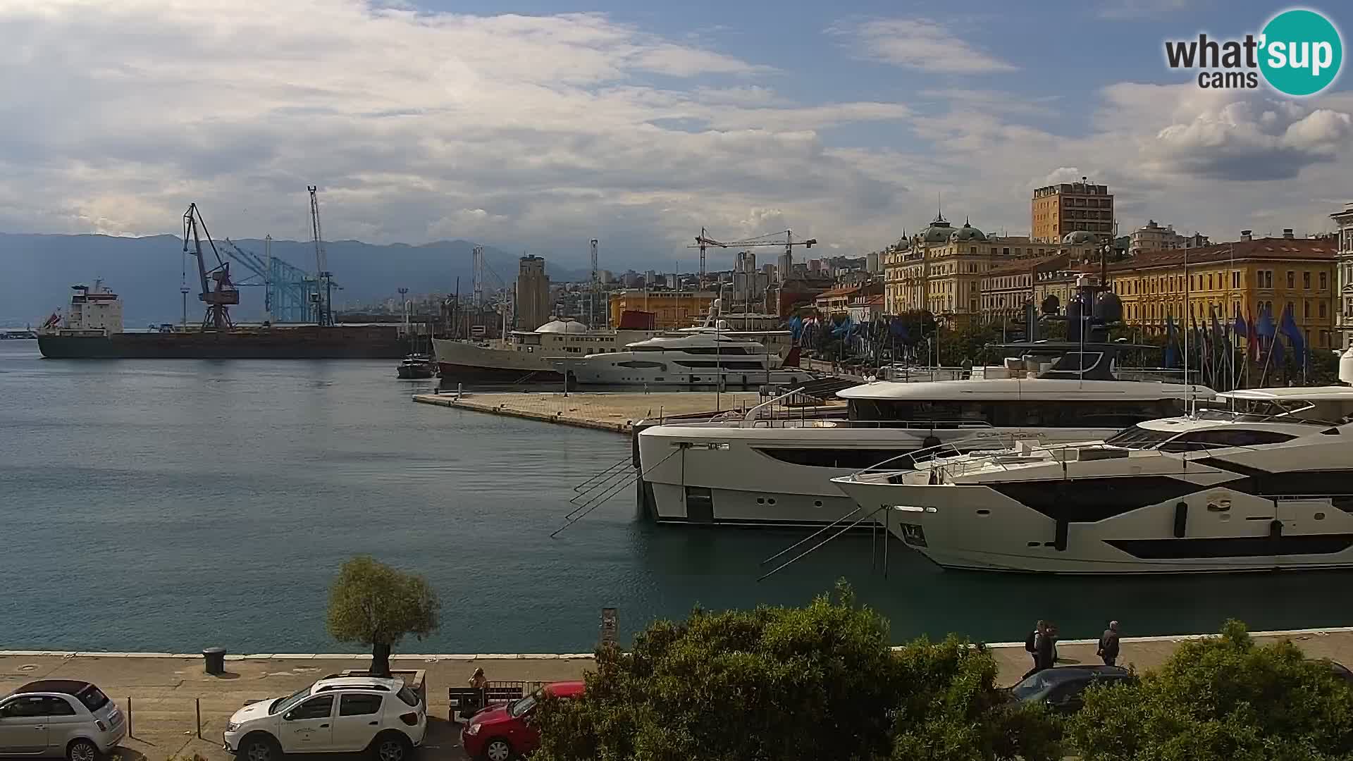 Rijeka – luka i ulica Riva