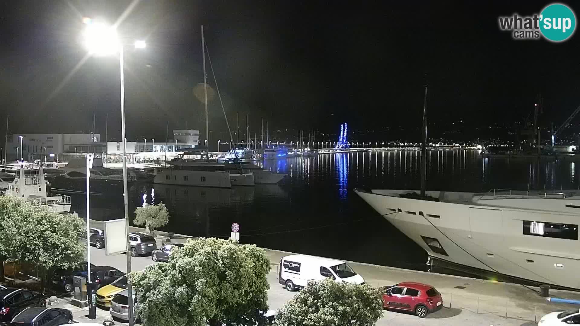 Fiume – Il porto e la Riva