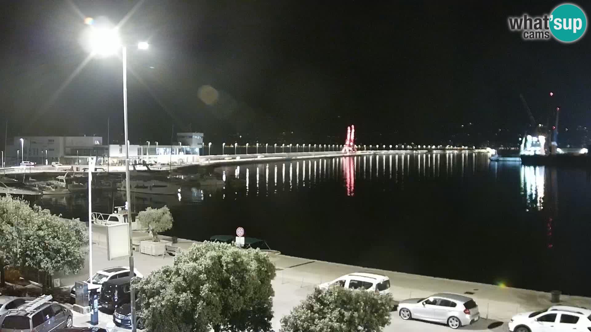 Die Riva und Marina in Rijeka – Live Webcam Kroatien