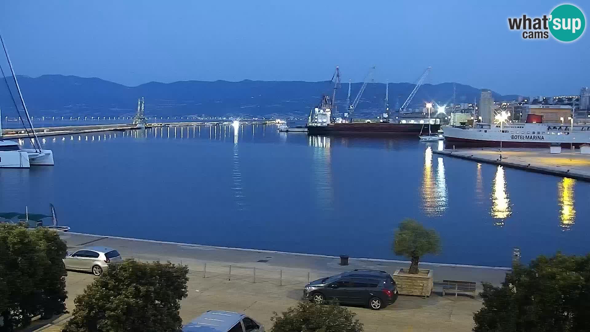 Die Riva und Marina in Rijeka – Live Webcam Kroatien