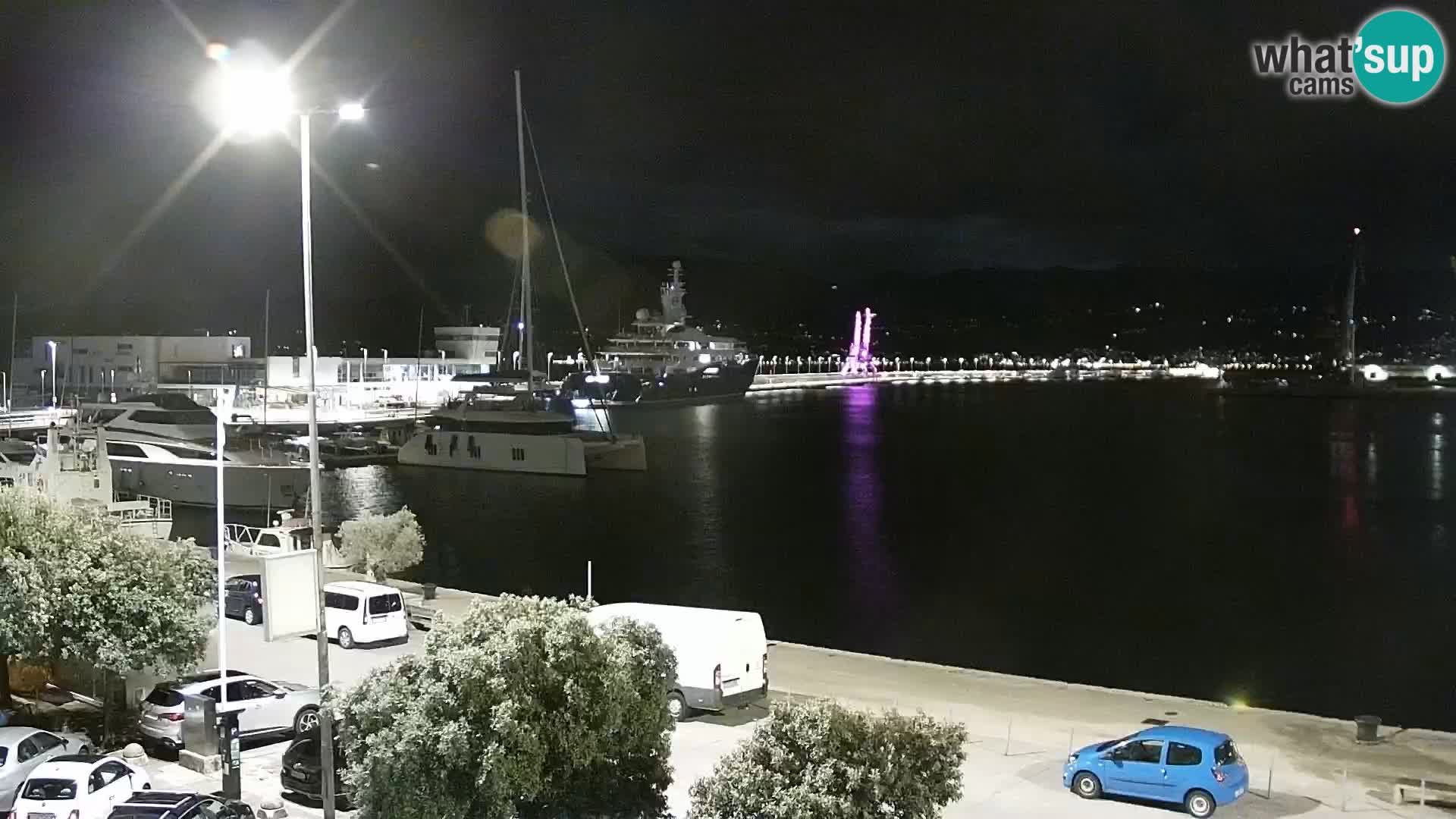 Die Riva und Marina in Rijeka – Live Webcam Kroatien