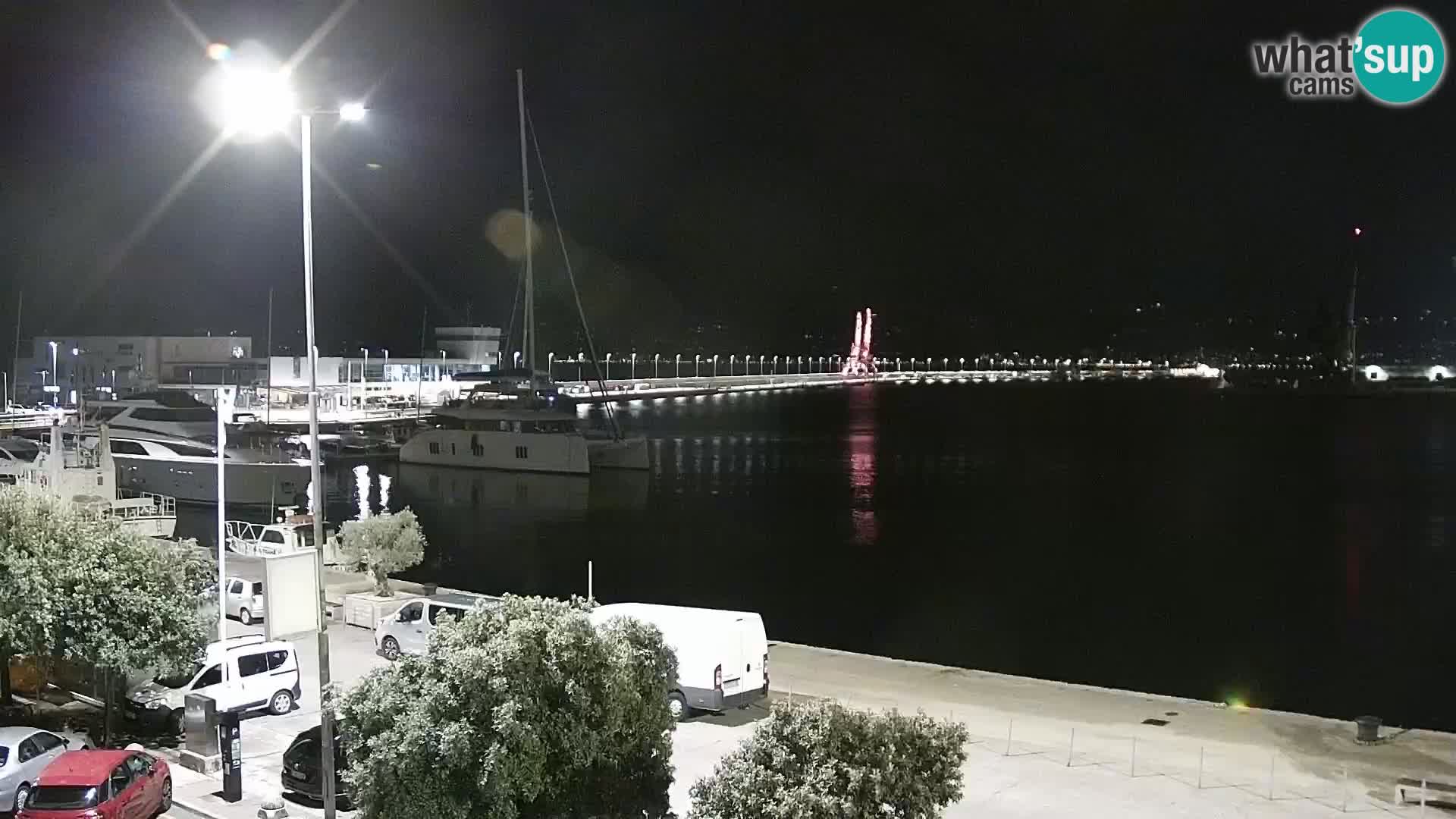 La Riva y Marina en Rijeka – Webcam en vivo Croacia