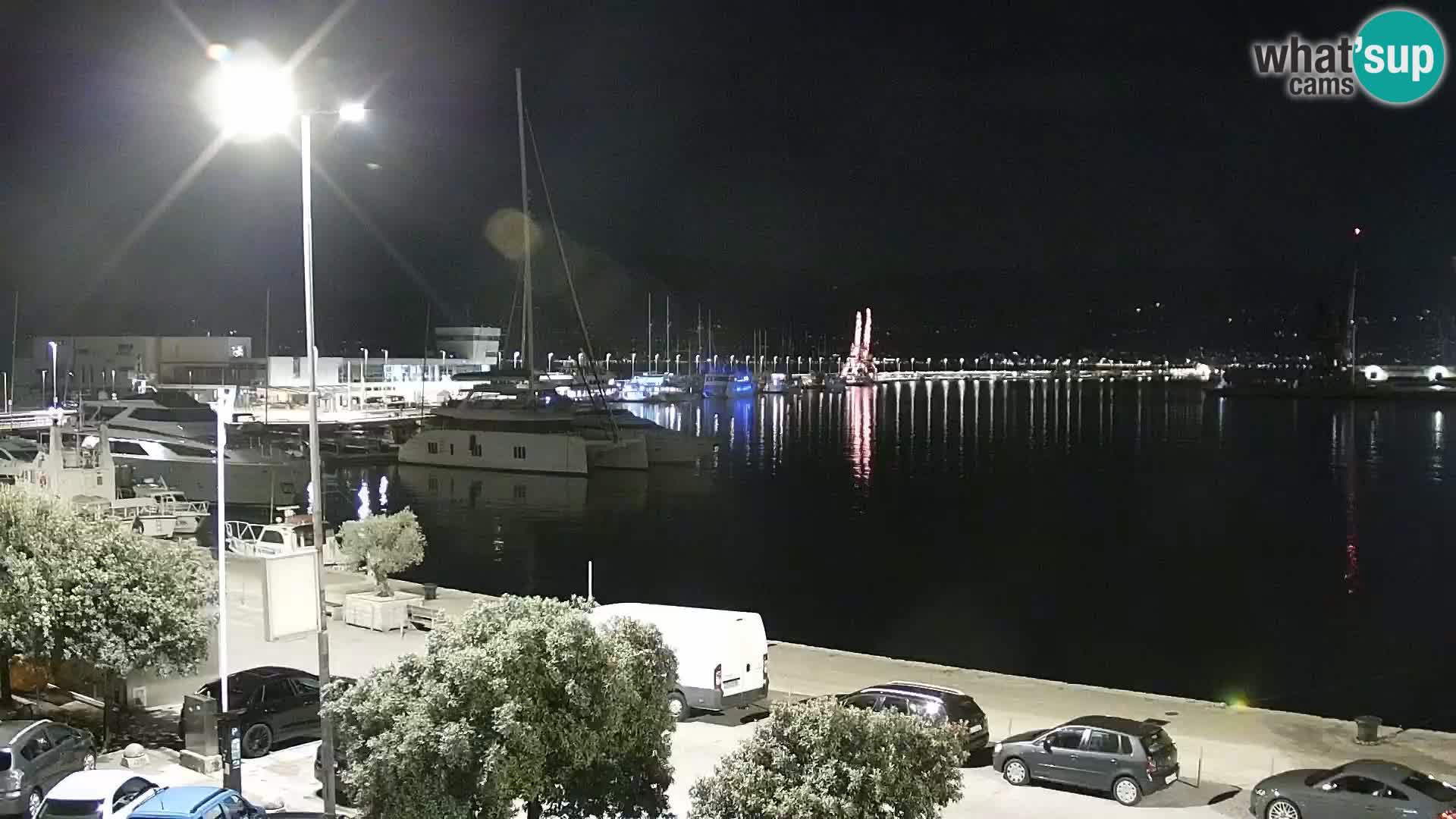 Die Riva und Marina in Rijeka – Live Webcam Kroatien