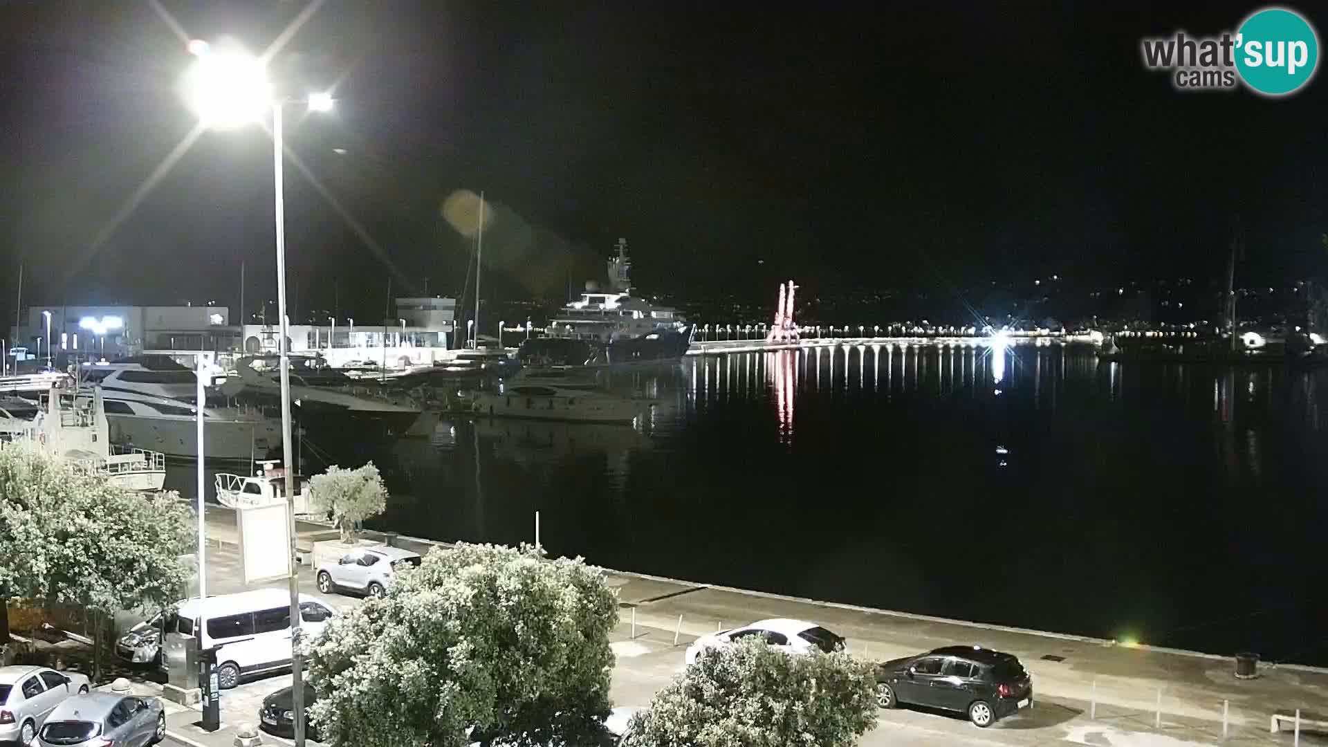 La Riva et Marina à Rijeka – Live Webcam Croatie