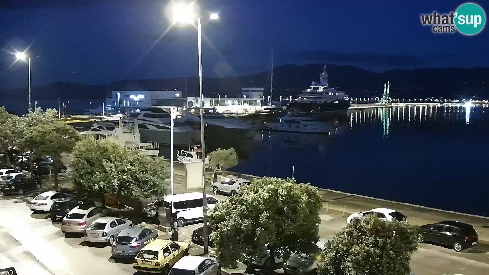 The Riva and Marina in Rijeka  – Live Webcam Croatia