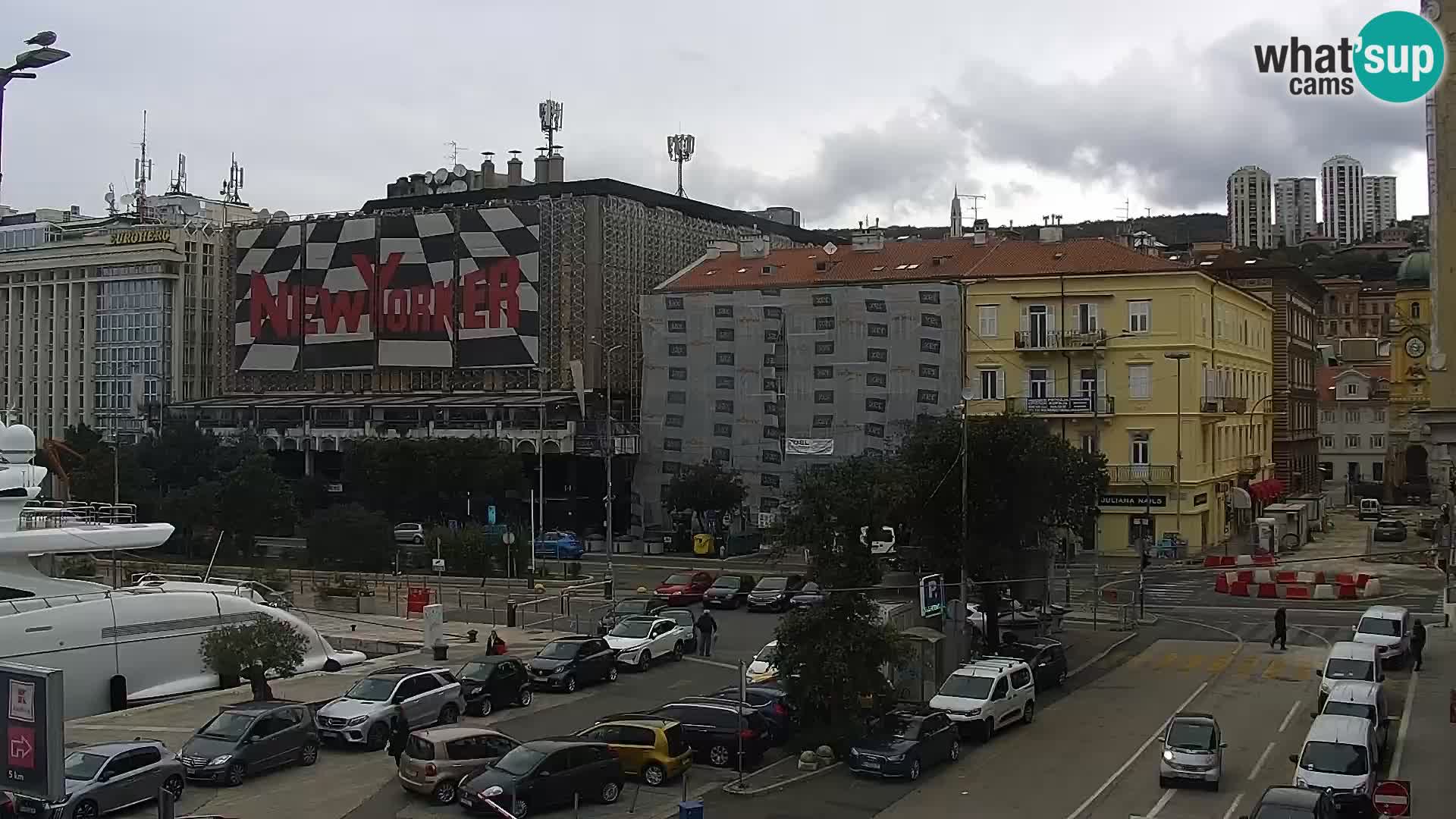 La Riva e la Marina a Rijeka (Fiume) – Live Webcam Croazia