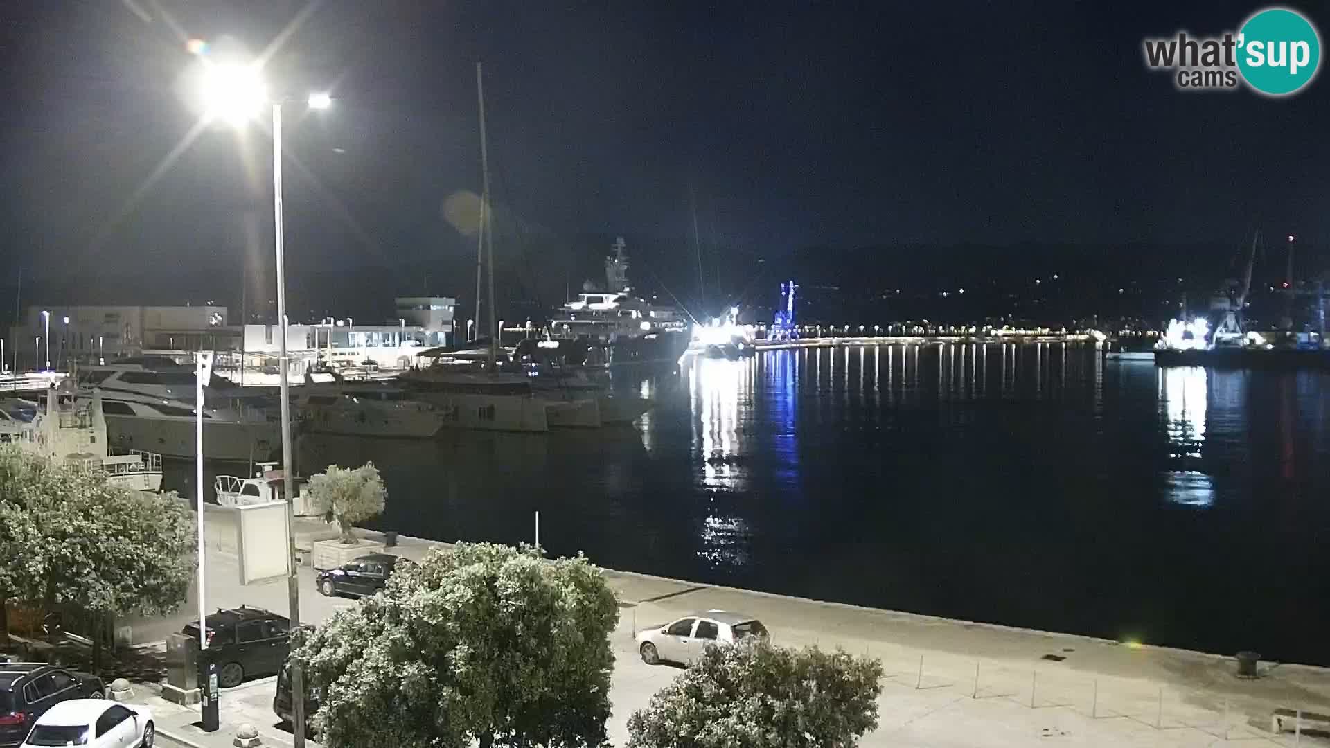 Die Riva und Marina in Rijeka – Live Webcam Kroatien