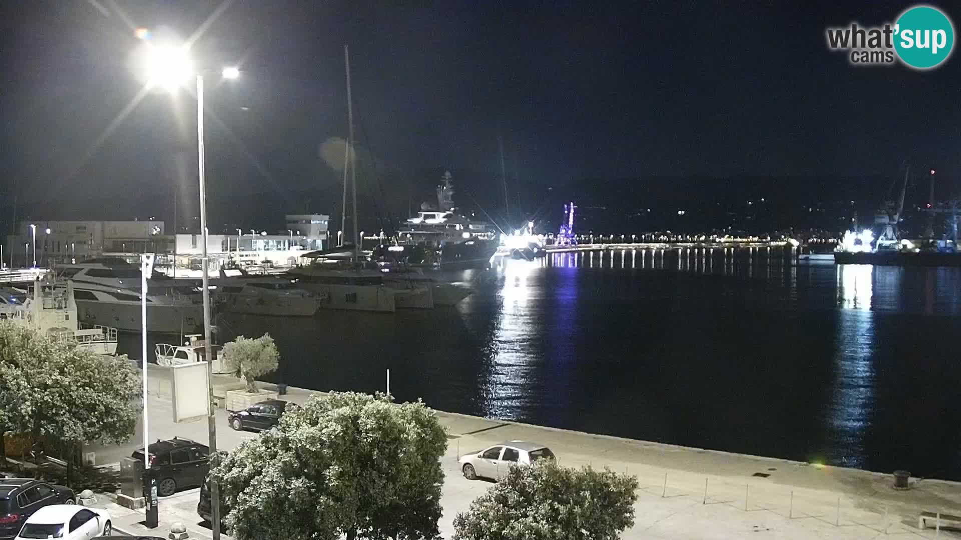 La Riva y Marina en Rijeka – Webcam en vivo Croacia