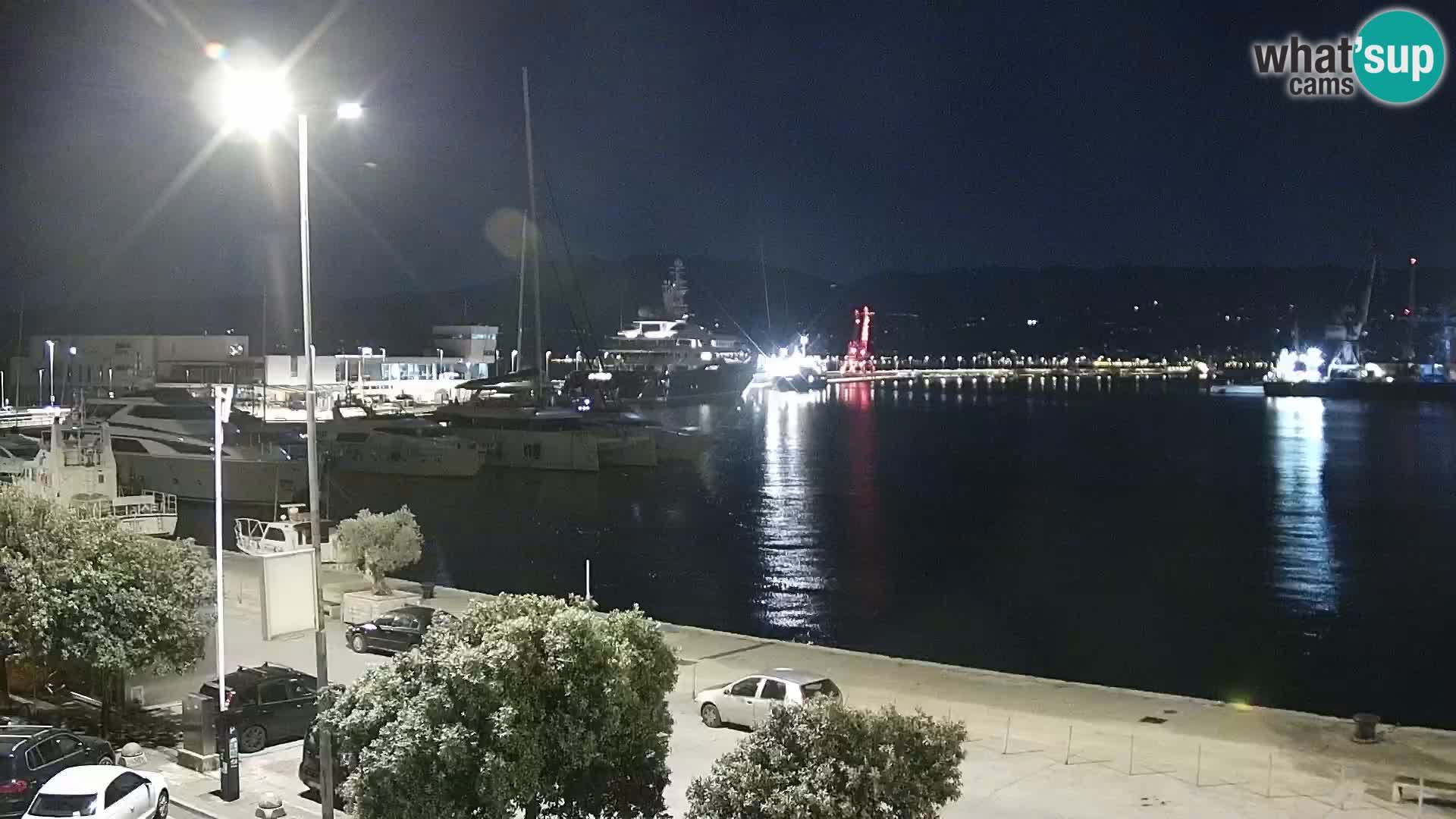 Die Riva und Marina in Rijeka – Live Webcam Kroatien