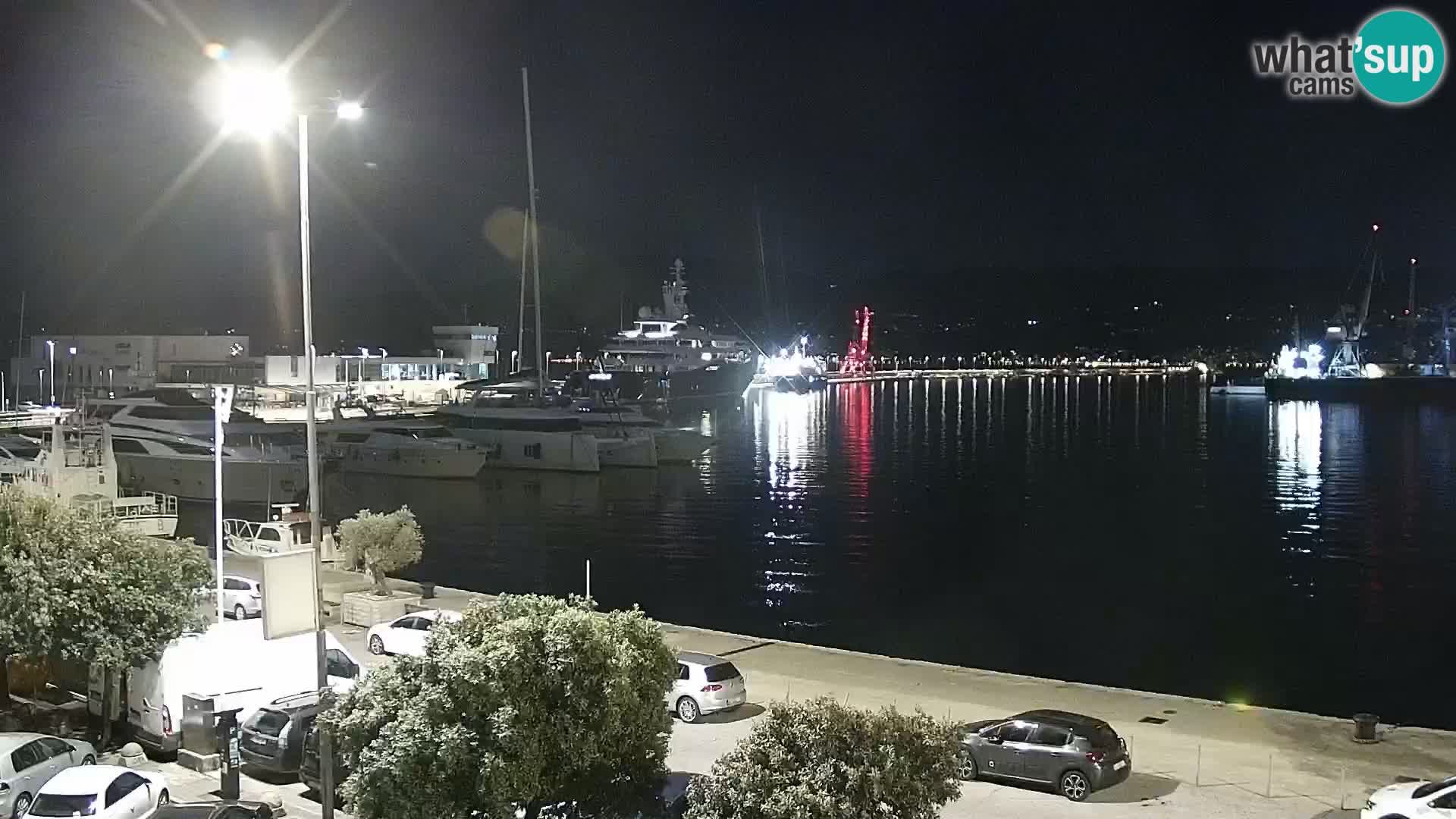 La Riva e la Marina a Rijeka (Fiume) – Live Webcam Croazia