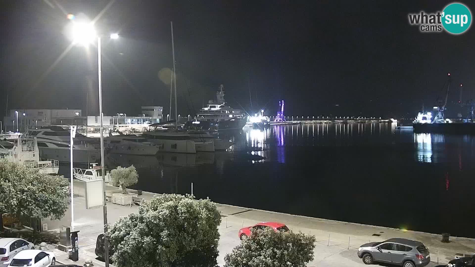 La Riva e la Marina a Rijeka (Fiume) – Live Webcam Croazia