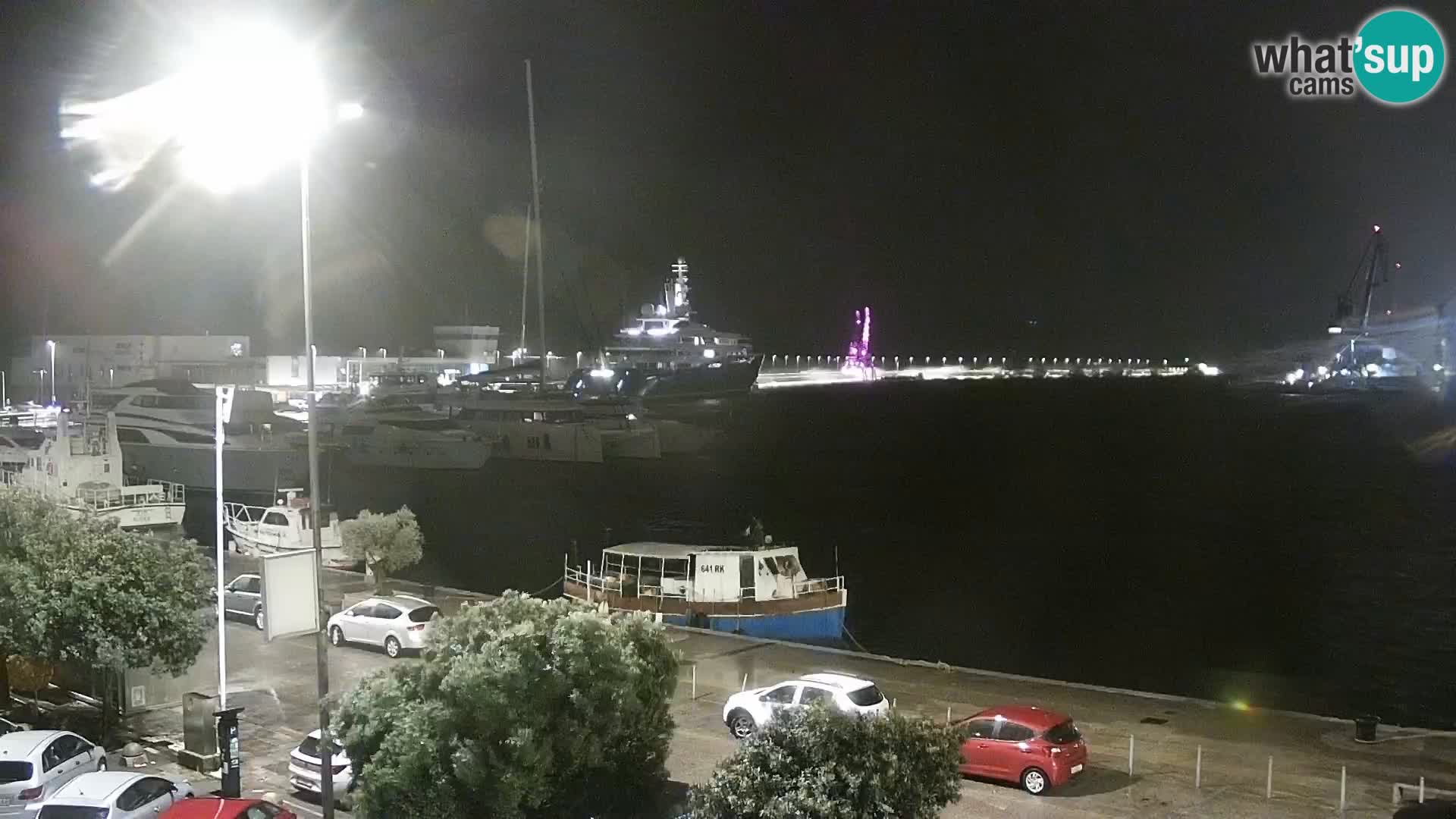 Die Riva und Marina in Rijeka – Live Webcam Kroatien