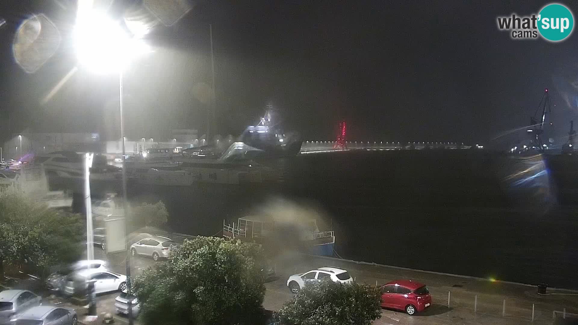 Die Riva und Marina in Rijeka – Live Webcam Kroatien