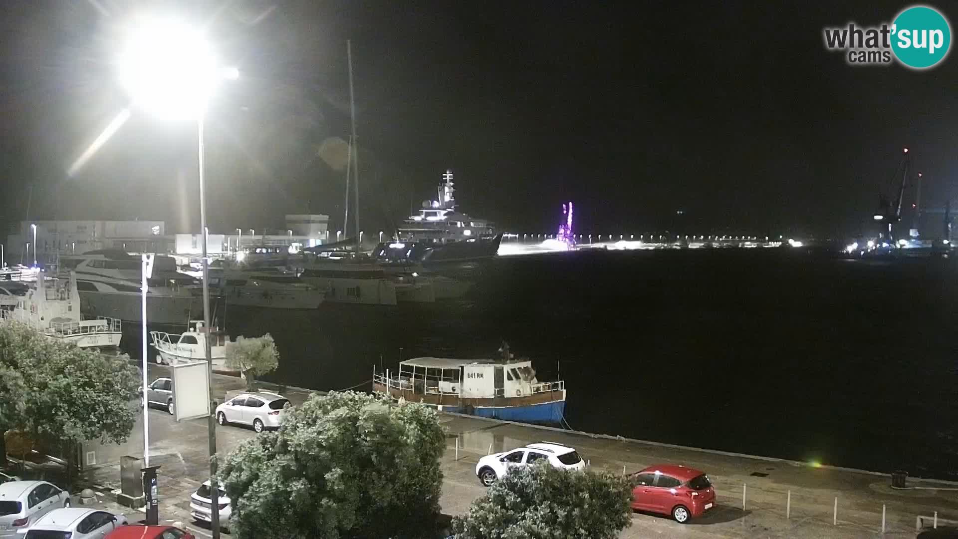 La Riva y Marina en Rijeka – Webcam en vivo Croacia