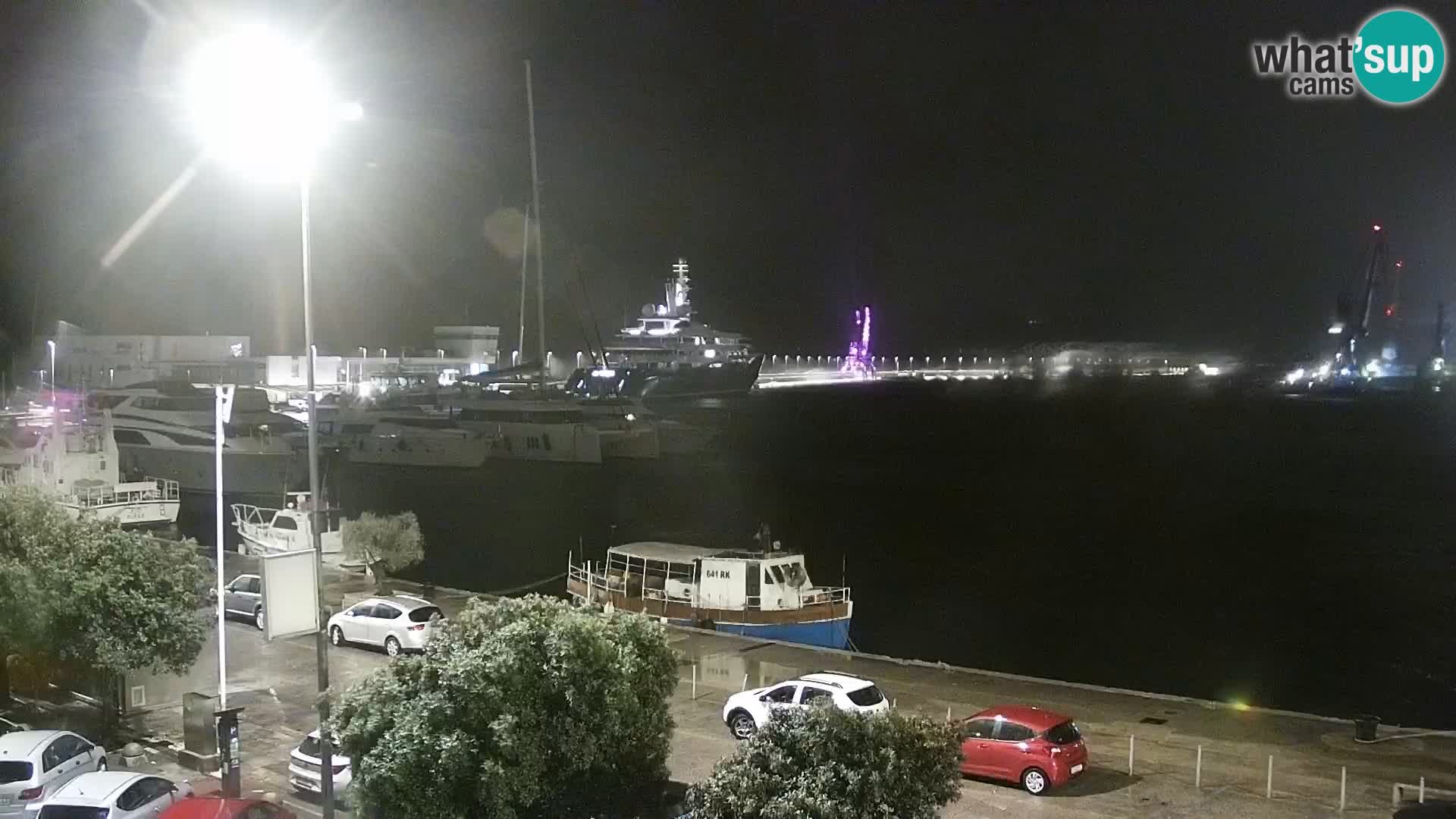 La Riva y Marina en Rijeka – Webcam en vivo Croacia