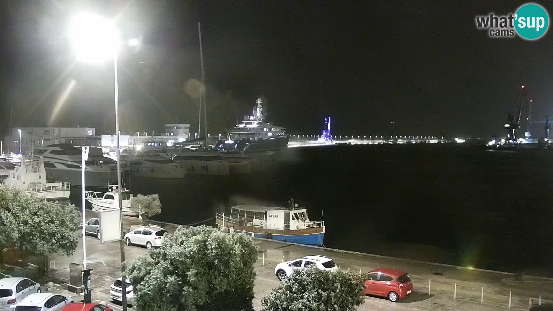 La Riva e la Marina a Rijeka (Fiume) – Live Webcam Croazia