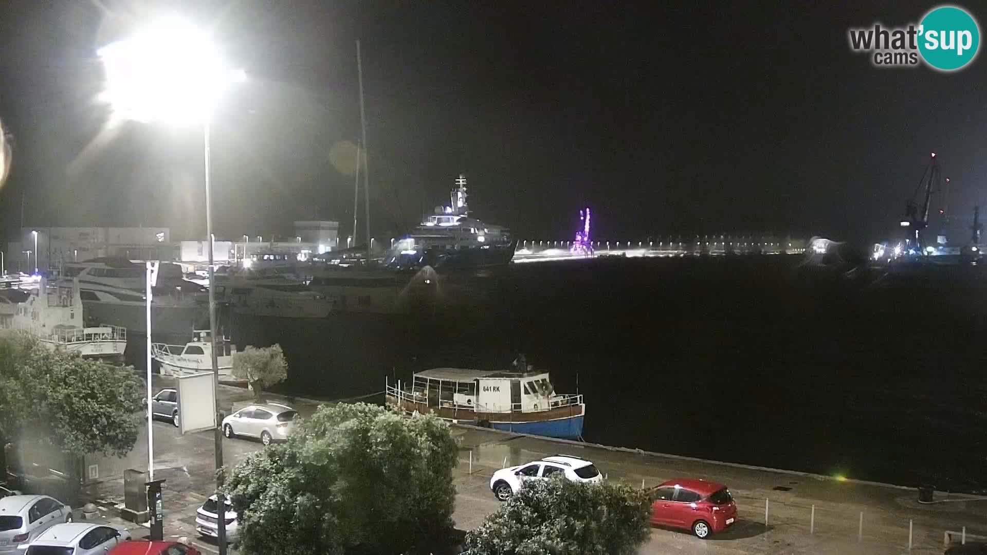 La Riva y Marina en Rijeka – Webcam en vivo Croacia