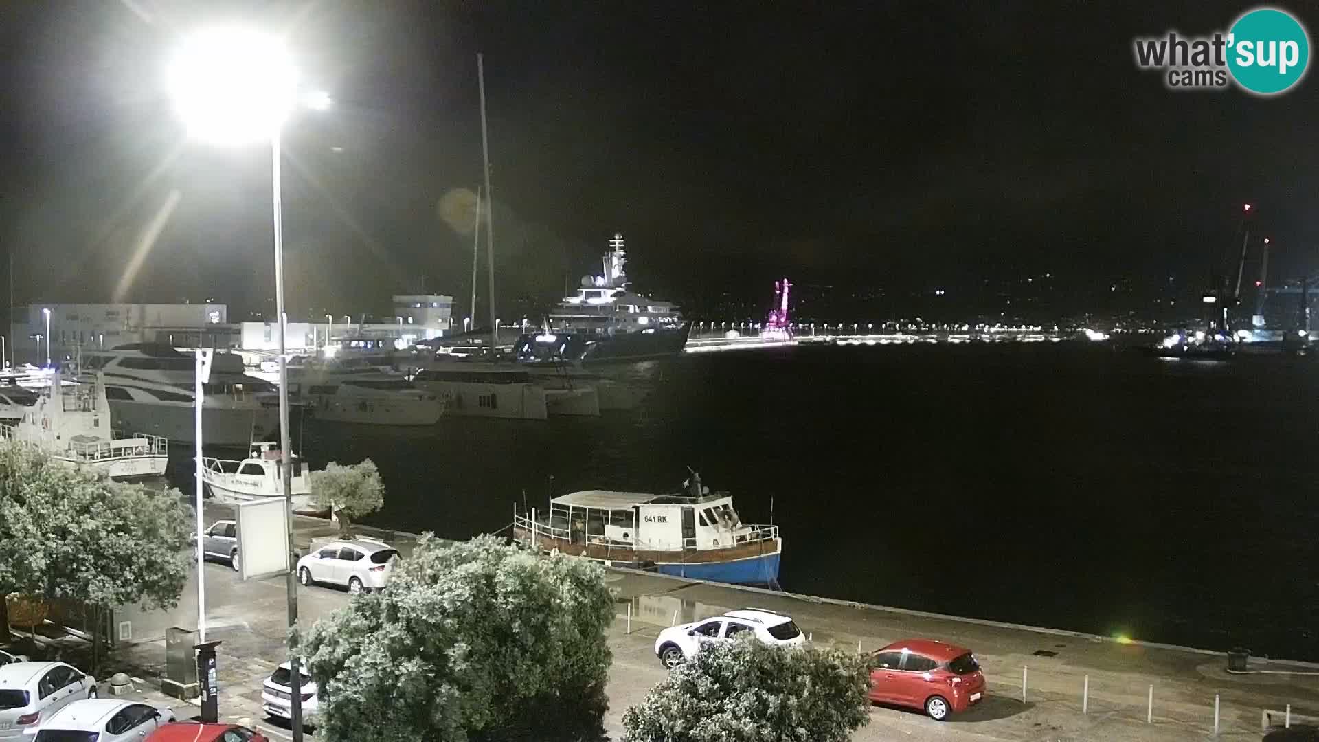 La Riva e la Marina a Rijeka (Fiume) – Live Webcam Croazia