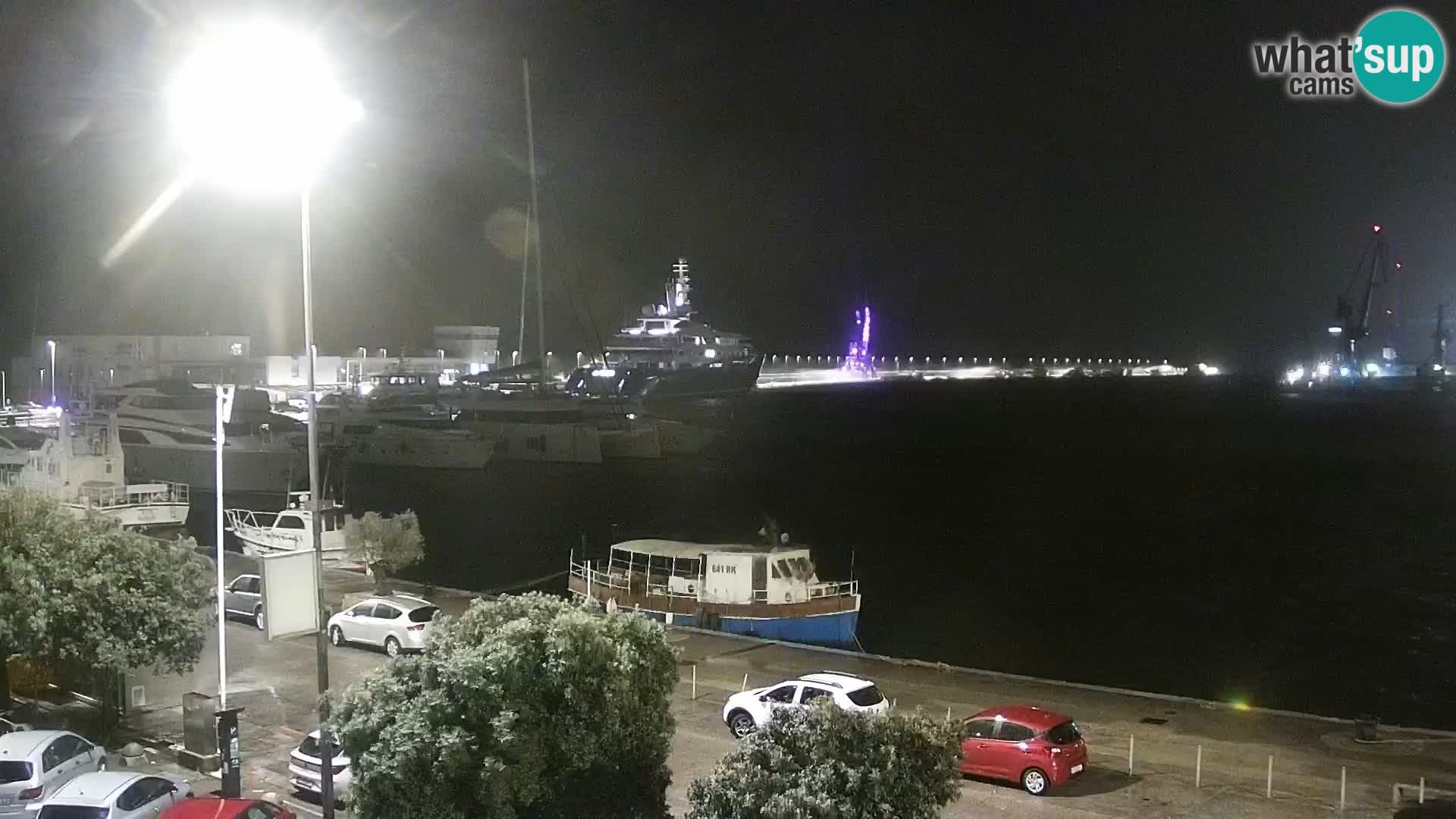 La Riva y Marina en Rijeka – Webcam en vivo Croacia