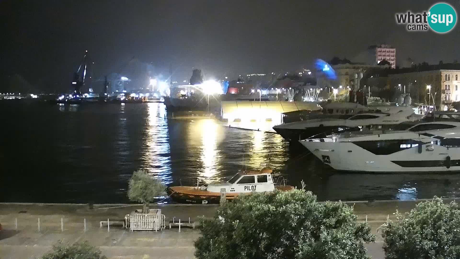 La Riva e la Marina a Rijeka (Fiume) – Live Webcam Croazia