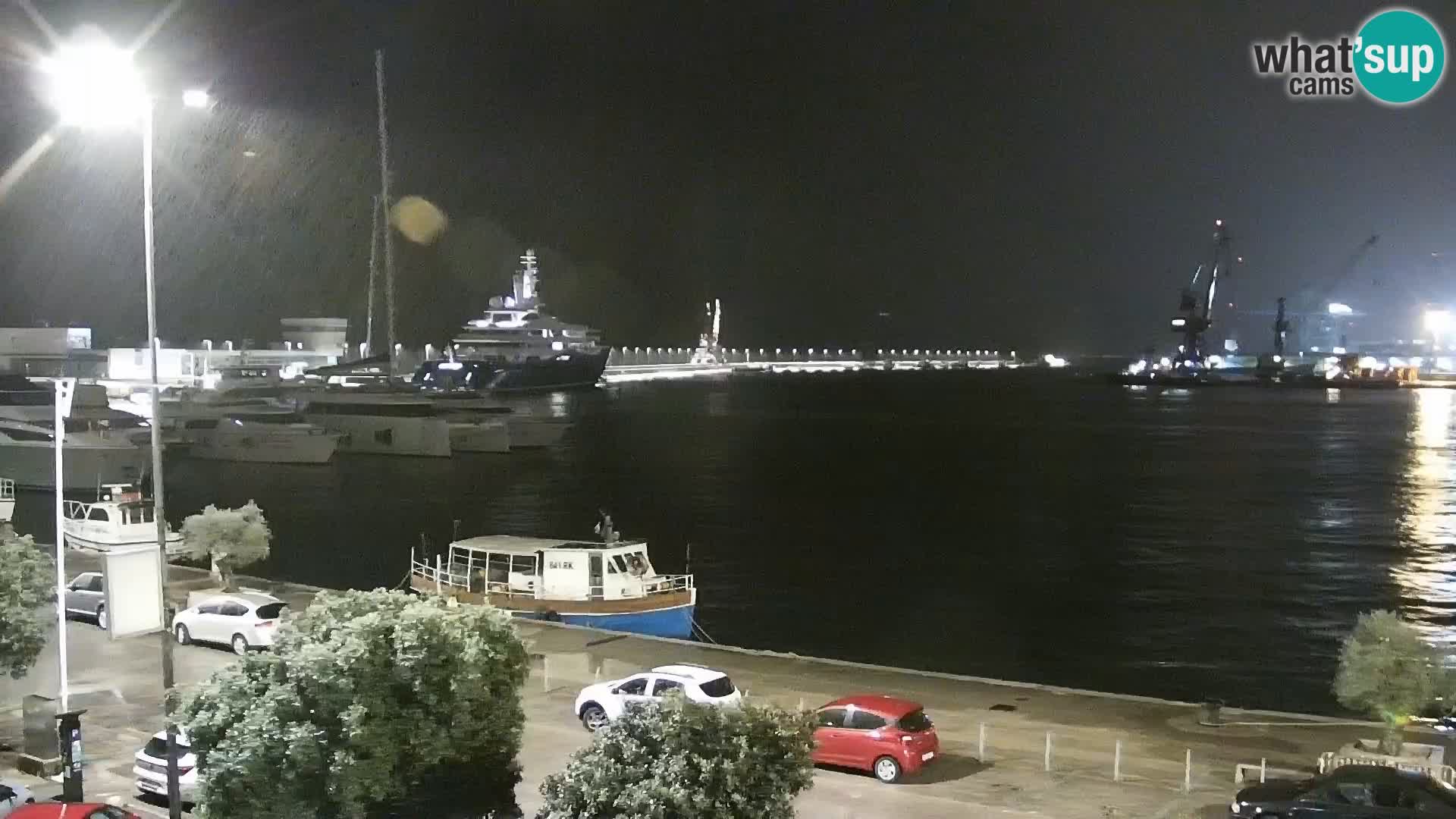 La Riva e la Marina a Rijeka (Fiume) – Live Webcam Croazia