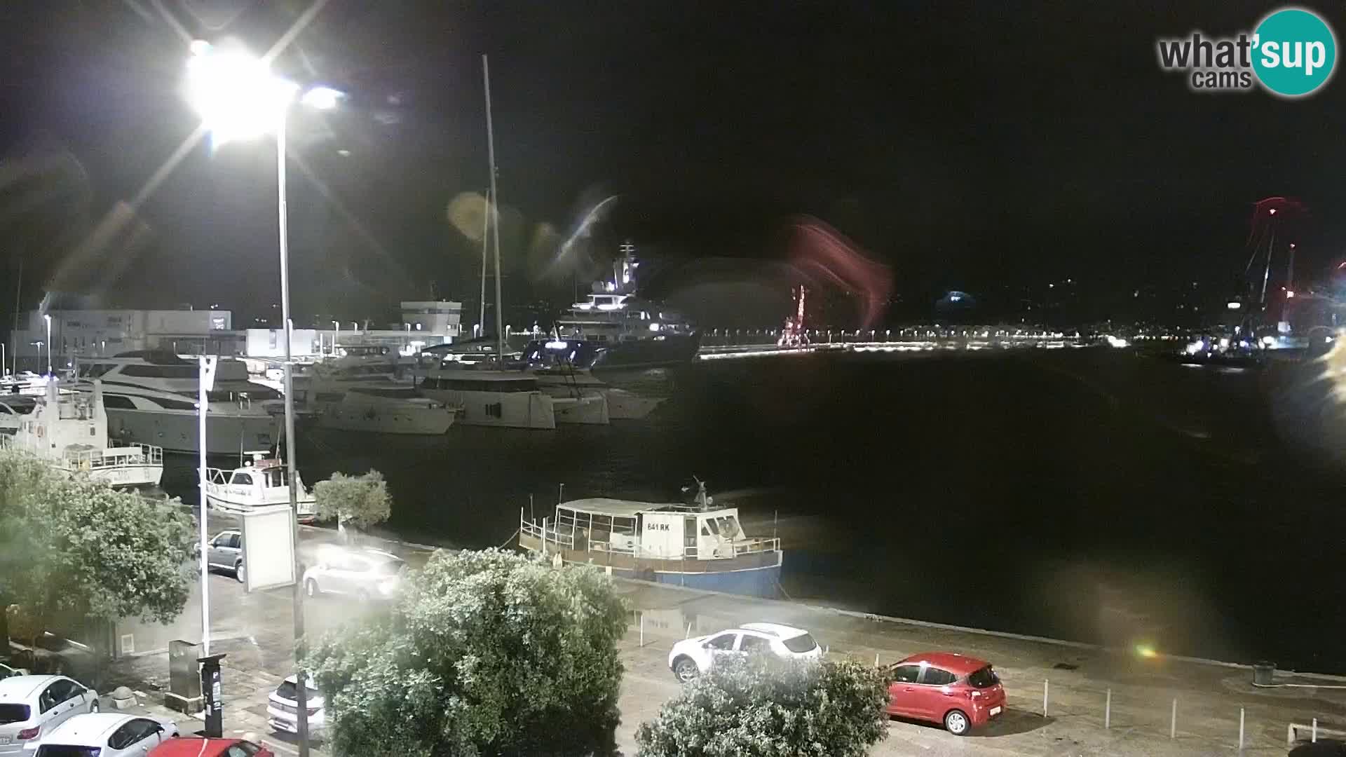 La Riva y Marina en Rijeka – Webcam en vivo Croacia